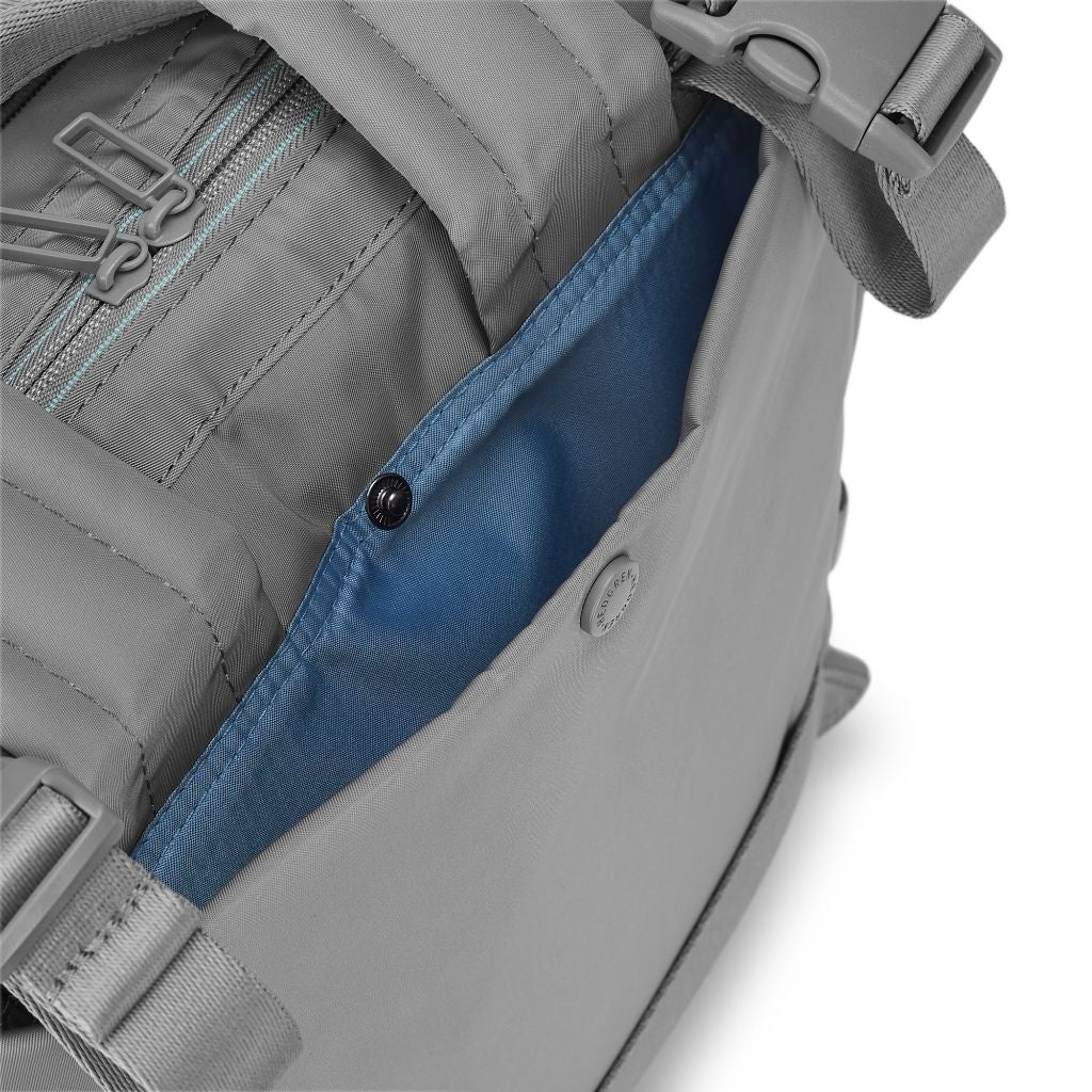 Hedgren Cherub Baby Backpack with Changing Mat - Lightweight Diaper Bag for Travel & Daycare, Waterproof Grey Nursery Organizer (Perfect for Newborns, Toddlers & Parents On-The-Go)