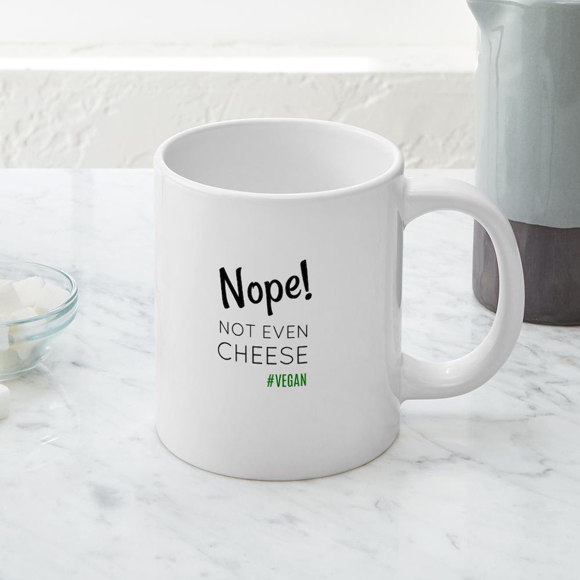Vegan Coffee Mug 20 oz - Ceramic Mega Mug for Tea & Hot Drinks - Perfect for Home, Office & Eco-Friendly Gifts