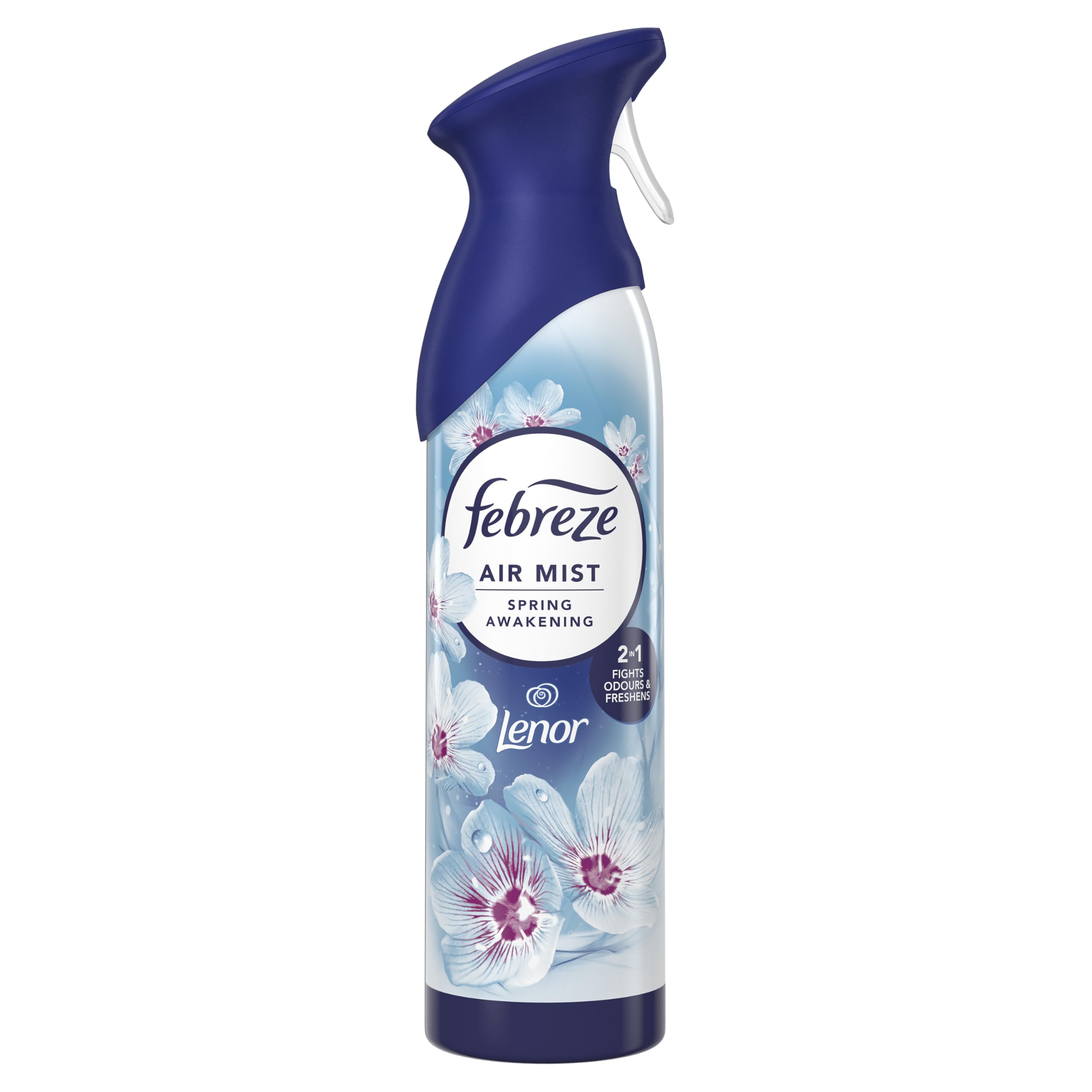 Febreze Air Freshener Spray - Spring Awakening Scent (185ml, Pack of 8) | Eliminate Odors in Home, Car & Office