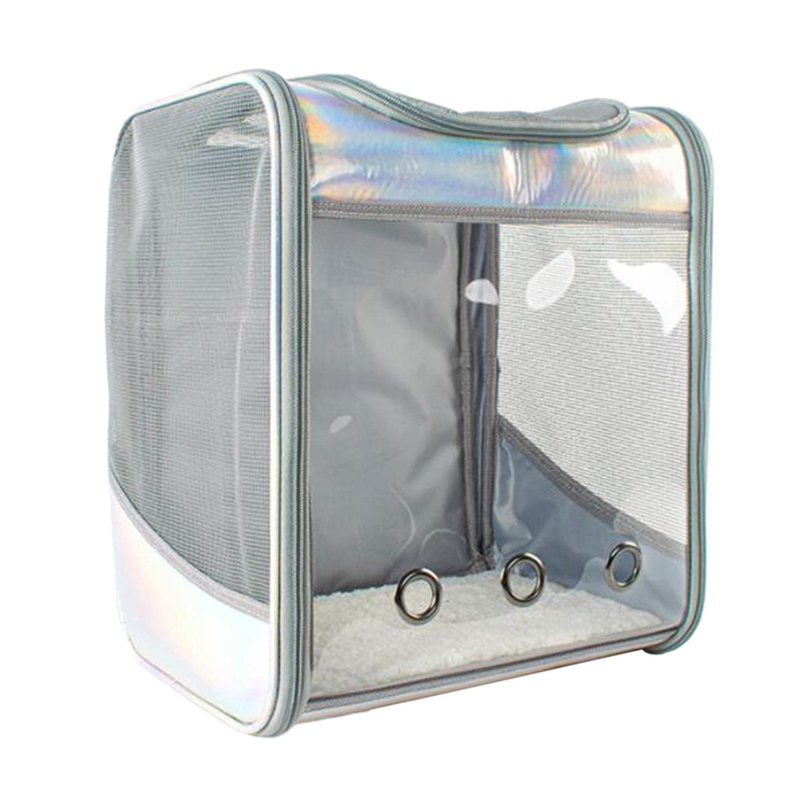 Clear Large Pet Carrier Bag for Cats & Small Dogs - Breathable Transparent Travel Carrier for Walking, Vet Visits & Outdoor Adventures