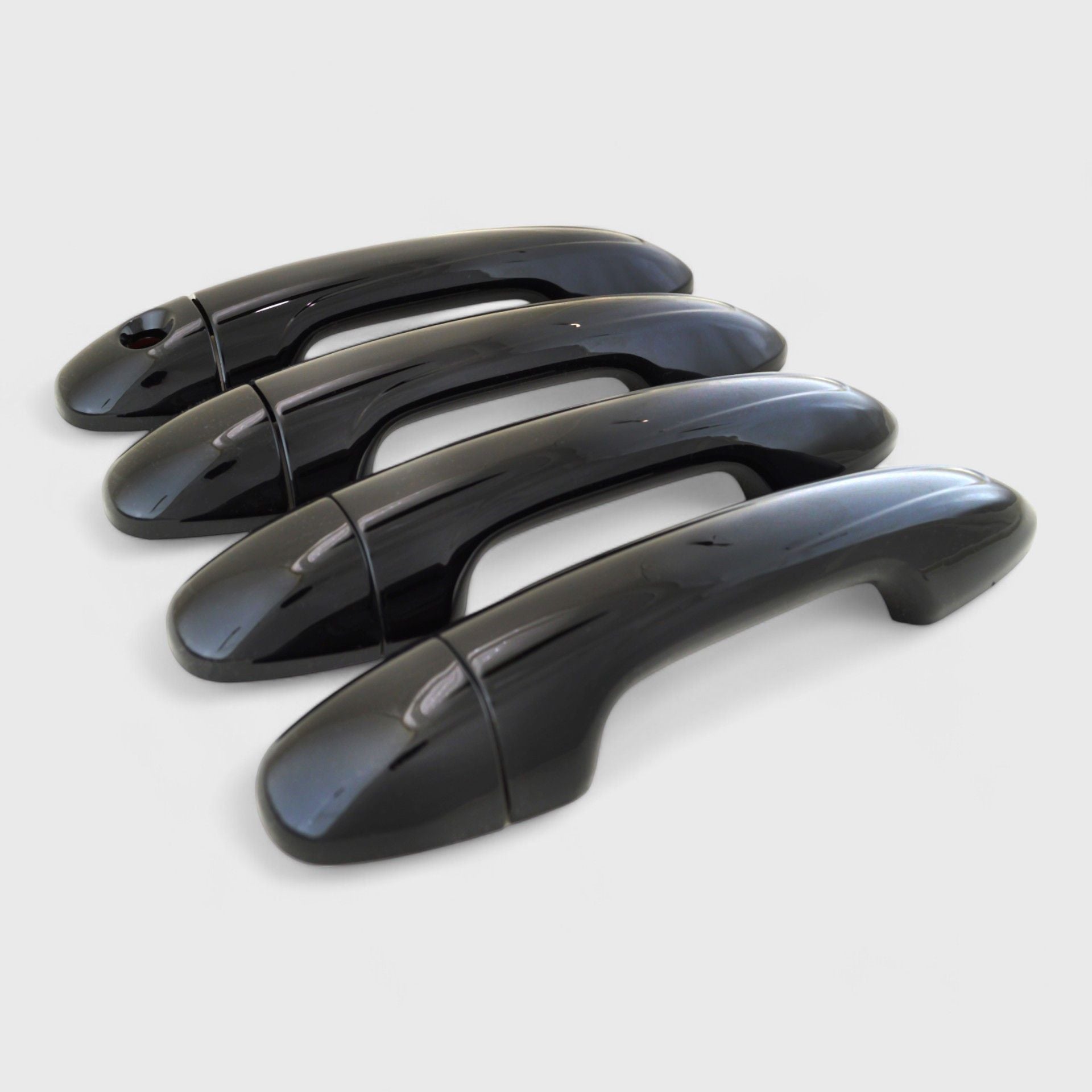 Gloss Black Chrome Delete Door Handle Cover with Keyless Entry Sensors - DH6320BLK | Upgrade Your Car's Exterior Style & Security for Modern Vehicles