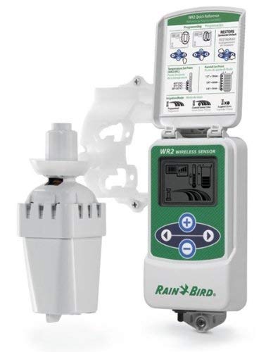 Rainbird WR2-RC A55300 Wireless Rain Sensor Combo - Weatherproof Irrigation Controller for Smart Lawn & Garden Watering System - Perfect for Residential & Commercial Landscaping