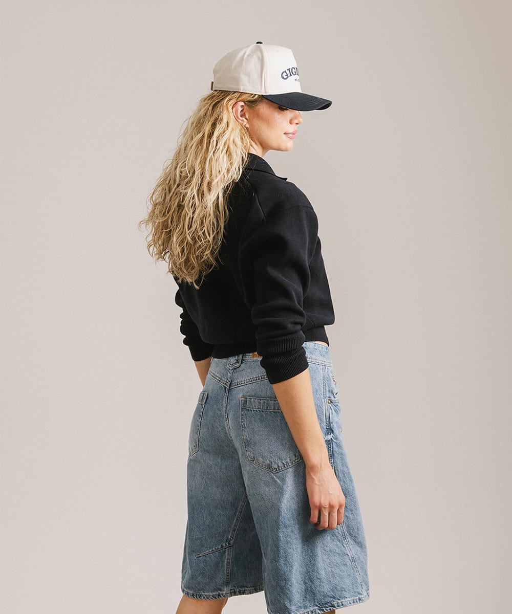 Gigi Pip Women's Vintage Trucker Hat - Adjustable Snapback Cap for Outdoor, Travel & Casual Wear
