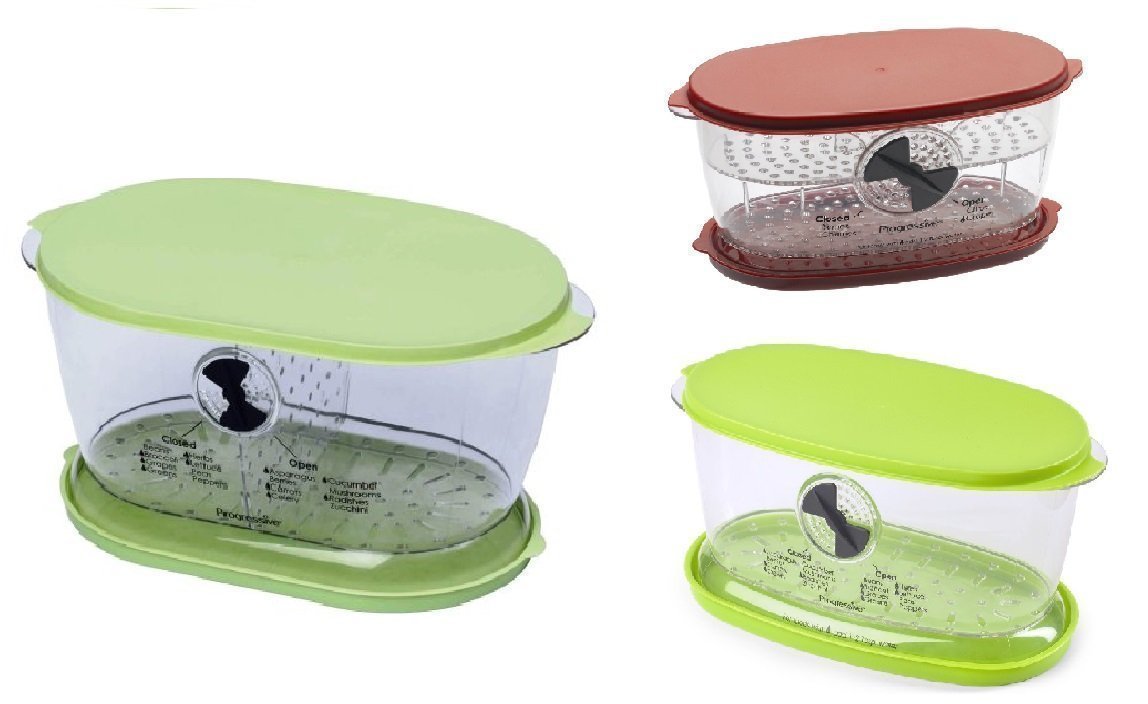 Progressive International Ultimate Keeper Set - 3 Piece Collapsible Food Storage Containers for Fruits, Vegetables & Berries | Fresh Produce Saver | Perfect for Kitchen, Picnics & Meal Prep