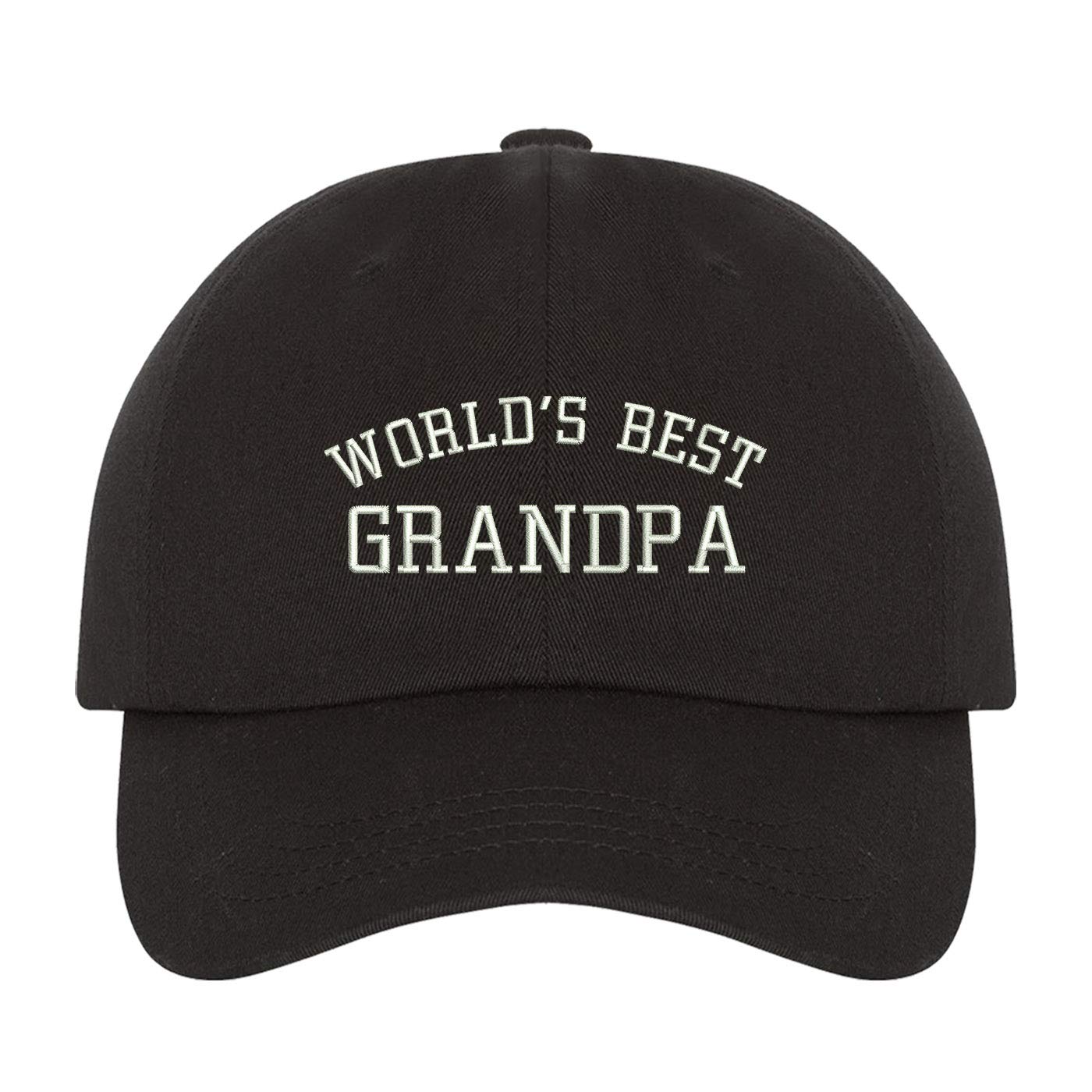 World's Best Grandpa Baseball Cap - Funny & Heartwarming Gift for Grandfathers Day, Birthday, Retirement | Comfortable Adjustable Dad Hat for Outdoor Activities, Fishing, Golfing