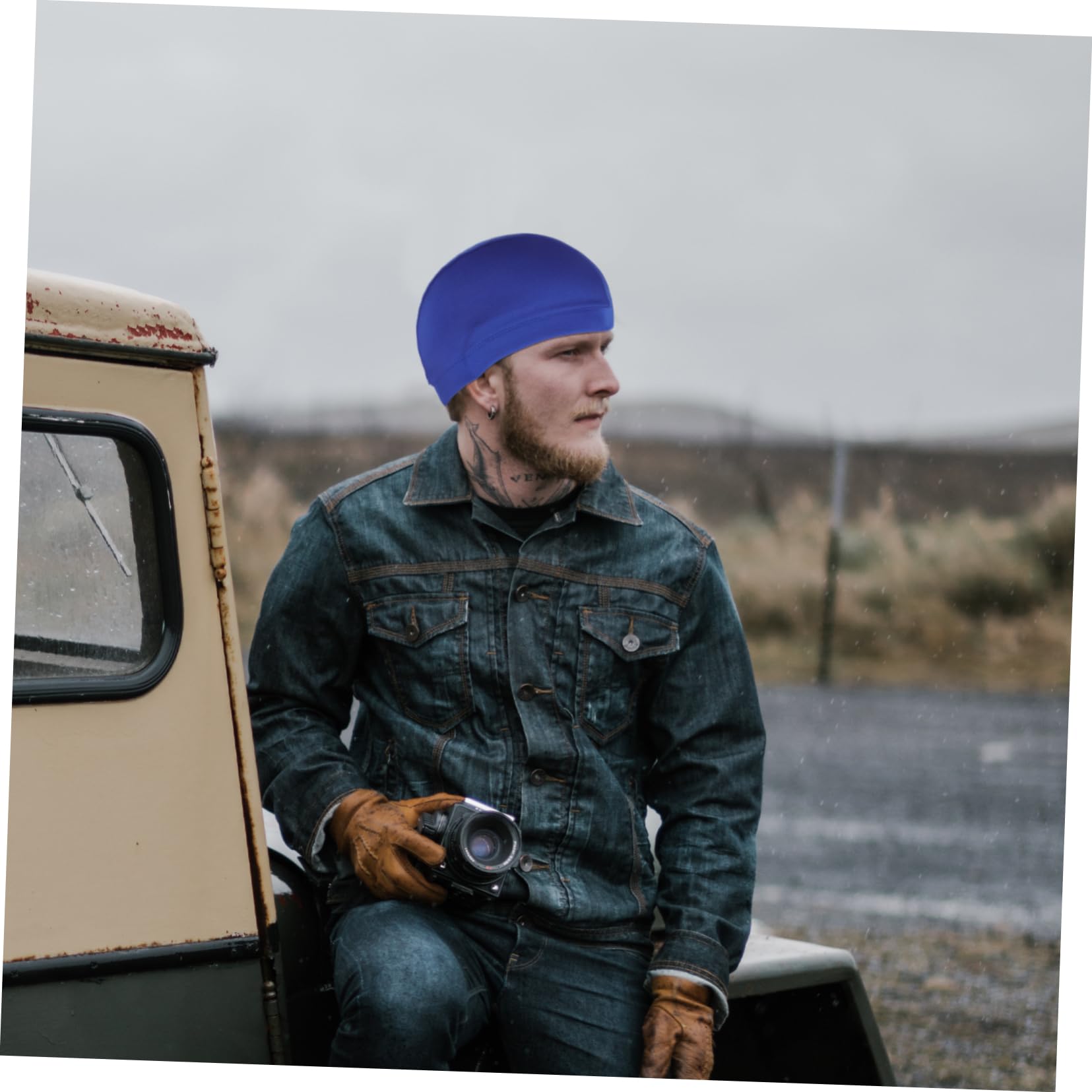 VANZACK Cycling & Motorcycle Helmet Liner Hat for Adults - UV Protection, Breathable & Portable Bike Helmet Inner Hat - Perfect for Road Biking, Motorcycle Riding & Outdoor Sports