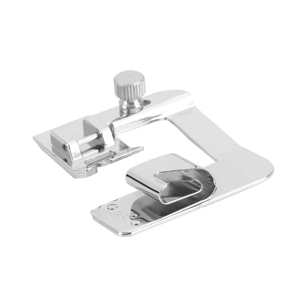 3Pcs Sewing Machine Presser Feet Set - Hemming, Binding & Bias Tape Making Foot Kit with Rolled Hem & Binder Attachments | Perfect for Quilting, Dressmaking & DIY Sewing Projects | Sewing Machine Accessories