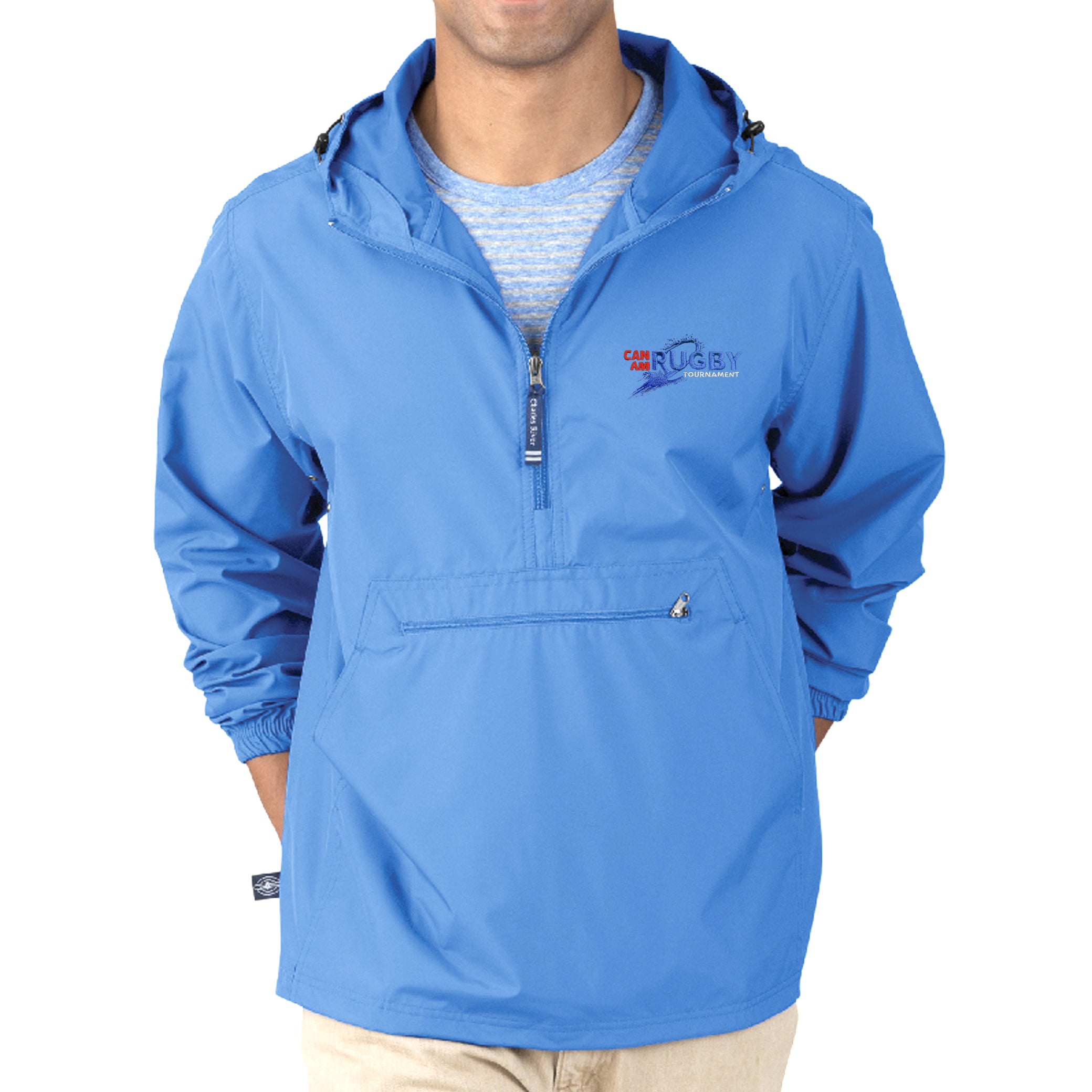 Can Am Rugby Pack N Go Pullover - Men's Lightweight Travel Hoodie for Outdoor Sports & Casual Wear | Perfect for Rugby, Hiking, and Everyday Comfort