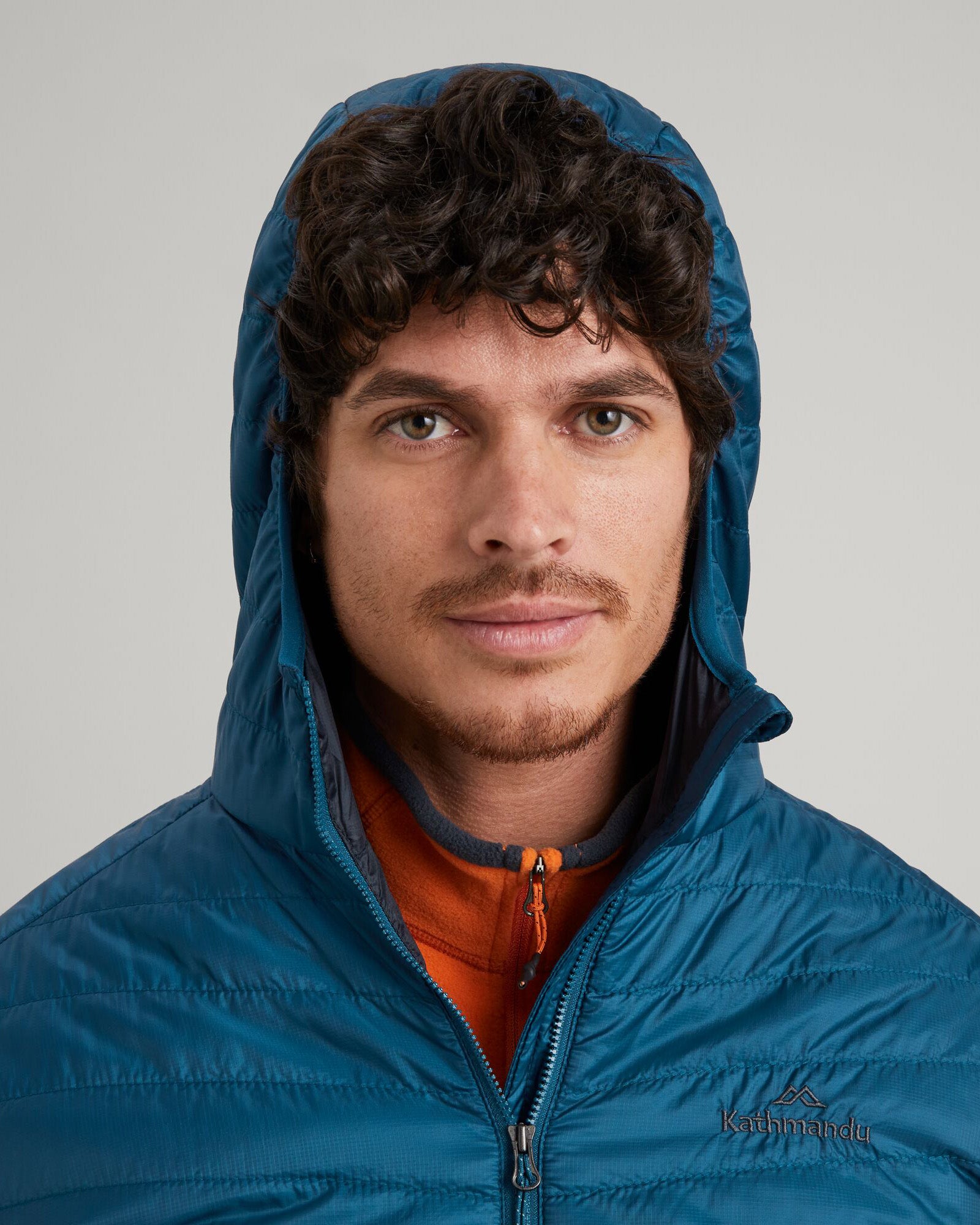 Heli R Men's novaLOFT Hooded Jacket - Lightweight Water-Resistant Winter Coat with Adjustable Hood - Perfect for Outdoor Activities, Hiking & Casual Wear