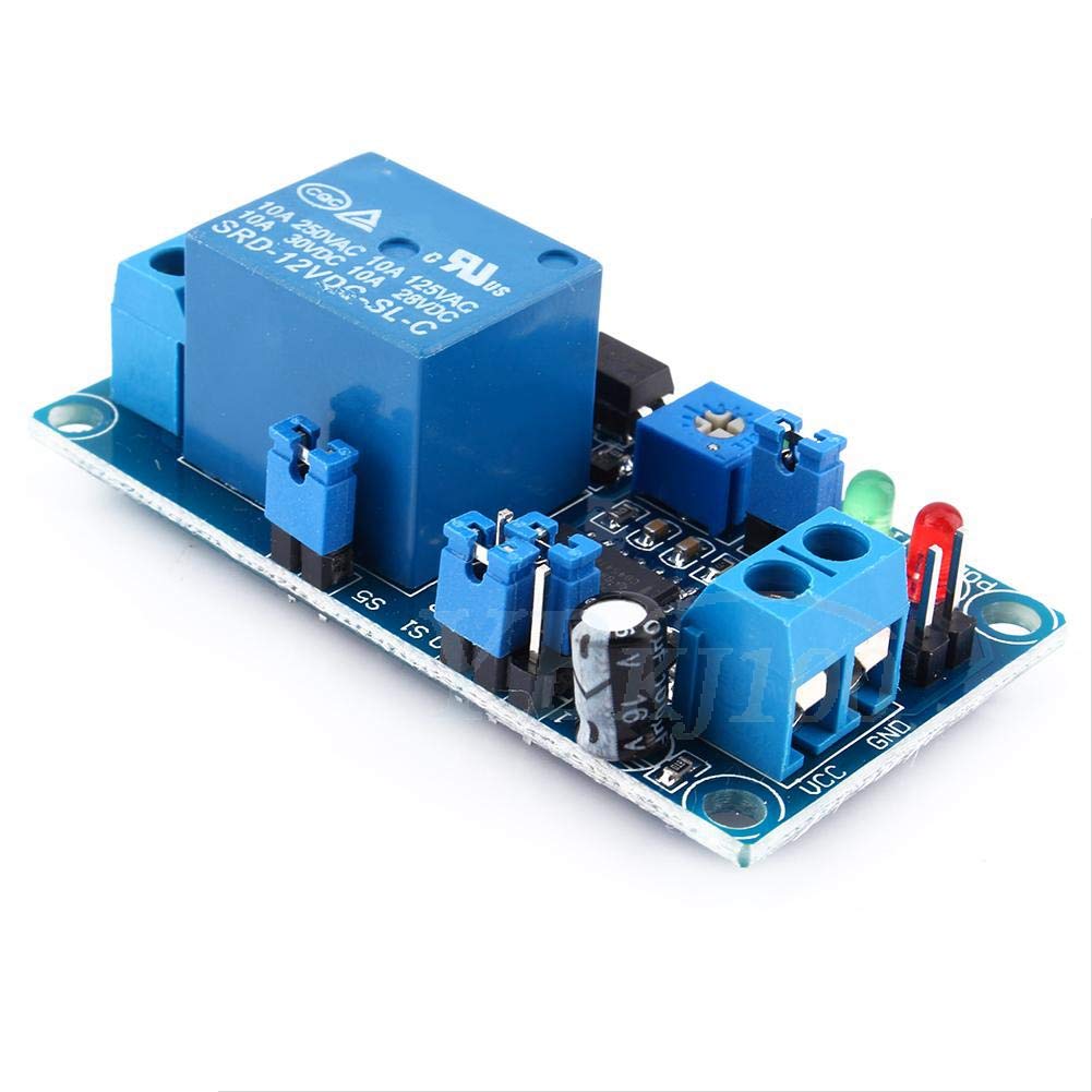 Yosoo 5V 12V DC Delay Relay Timer Module - Adjustable On/Off Delay Switch for Automotive, Electronics & DIY Projects | External Trigger Control for Lights, Motors & More