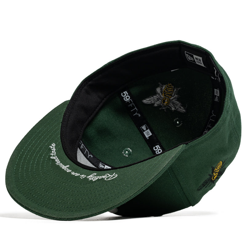 New Era Busy Being Nice 59FIFTY Fitted Hat - Green Political Statement Cap for Men & Women - Perfect for Campaigns, Protests & Streetwear Fashion