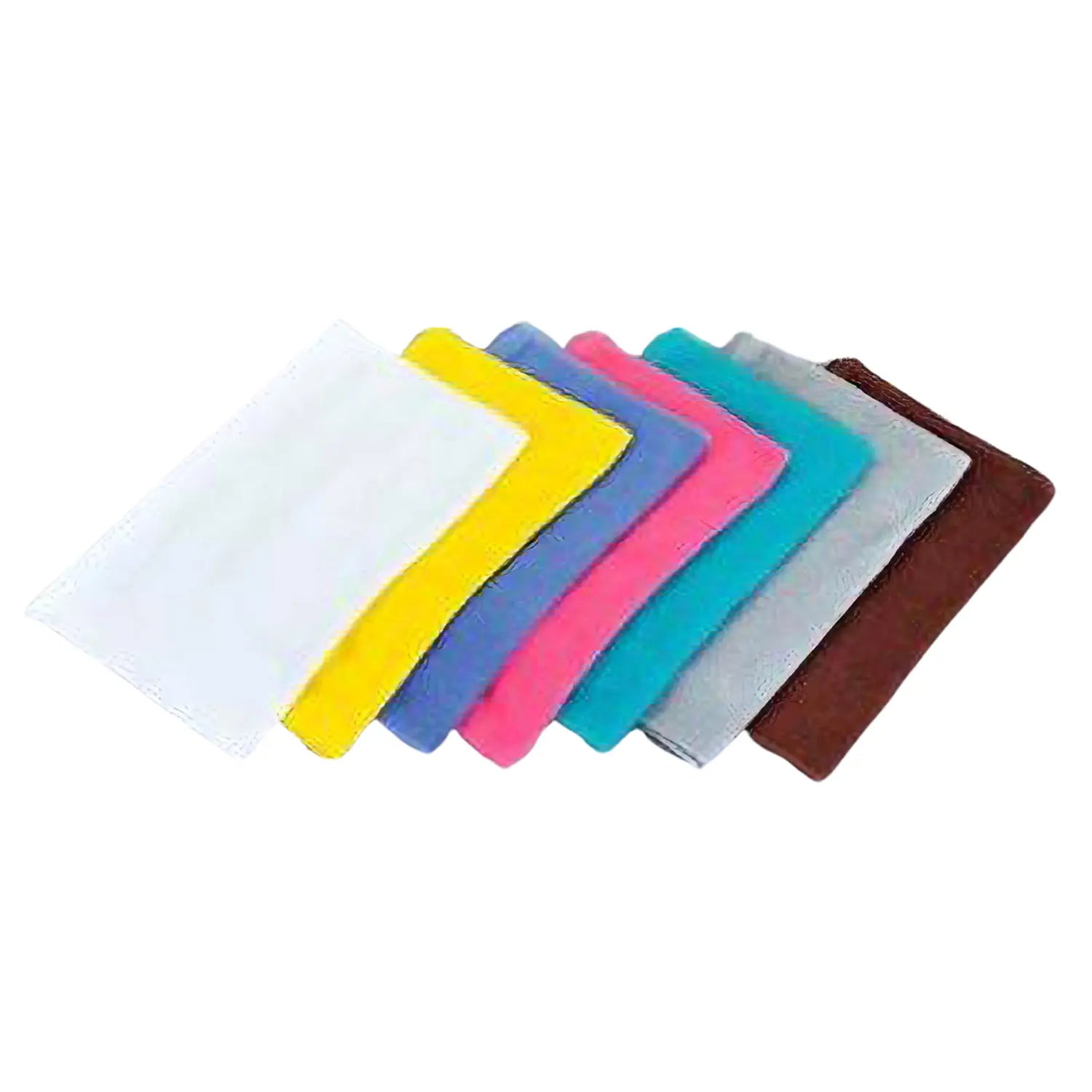 Premium EBM Cotton Threne Dye Face Towels - 12 Pack (320x860mm) | Soft & Absorbent Bath Towels for Spa, Gym & Luxury Home Use
