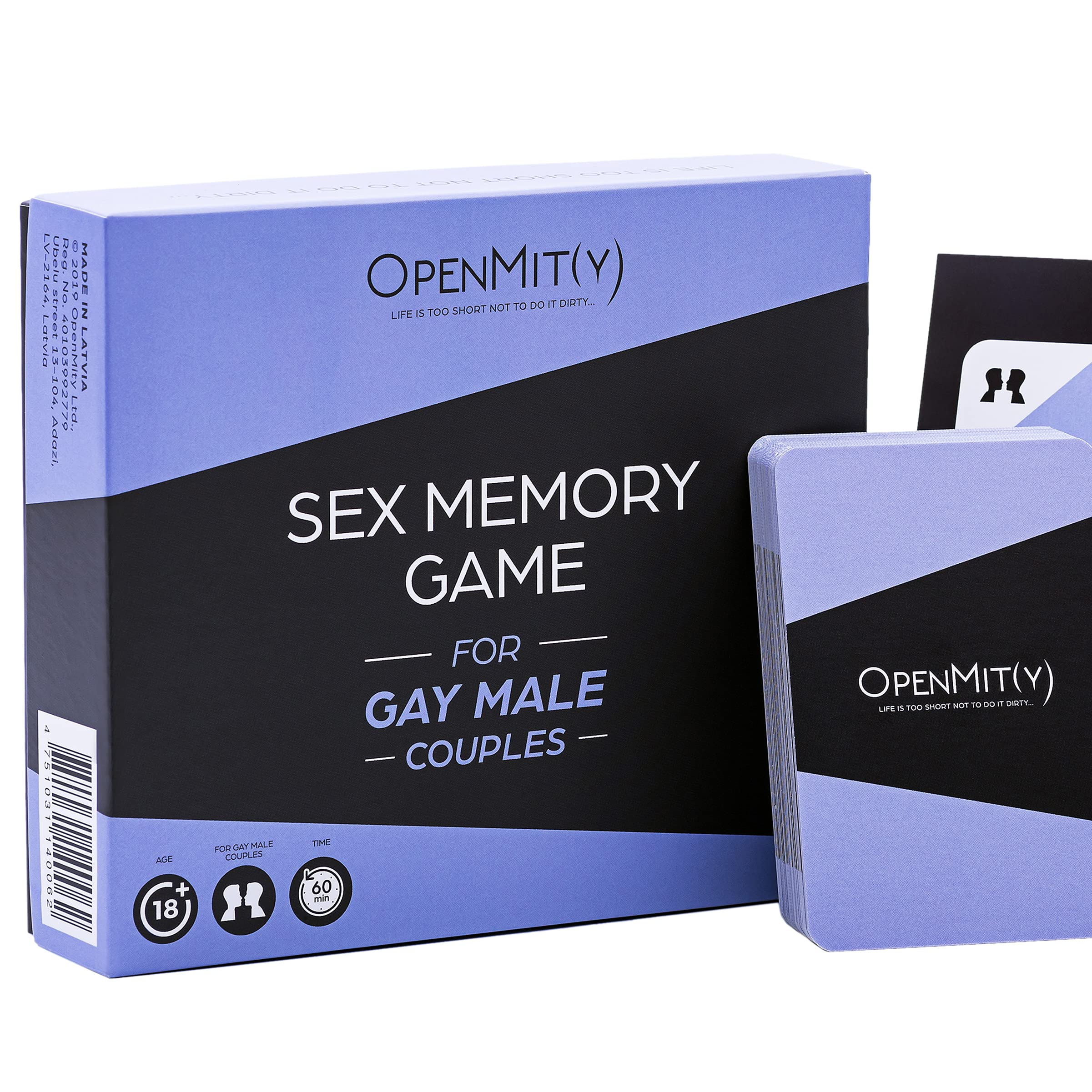 OpenMity Gay Board Game for Male Couples - Romantic Couples Game Night - Unique His & His Gifts for Gay Men - Perfect for Anniversary, Valentine's Day & LGBTQ+ Pride Celebrations