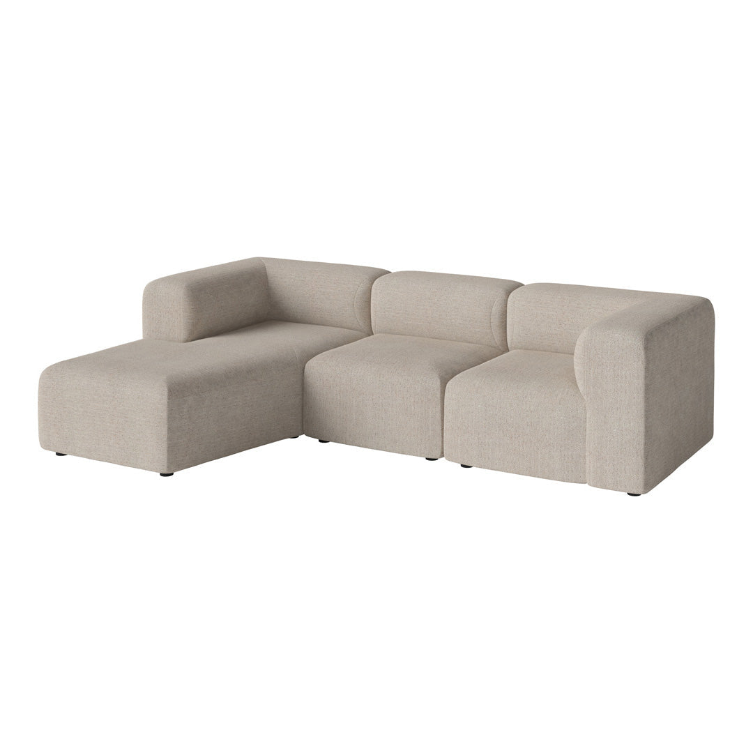 Modern 2-Seater Sofa with Chaise Lounge - Comfortable Small Space Loveseat for Living Room, Apartment, and Office - Perfect for Relaxing, Entertaining, and Lounging