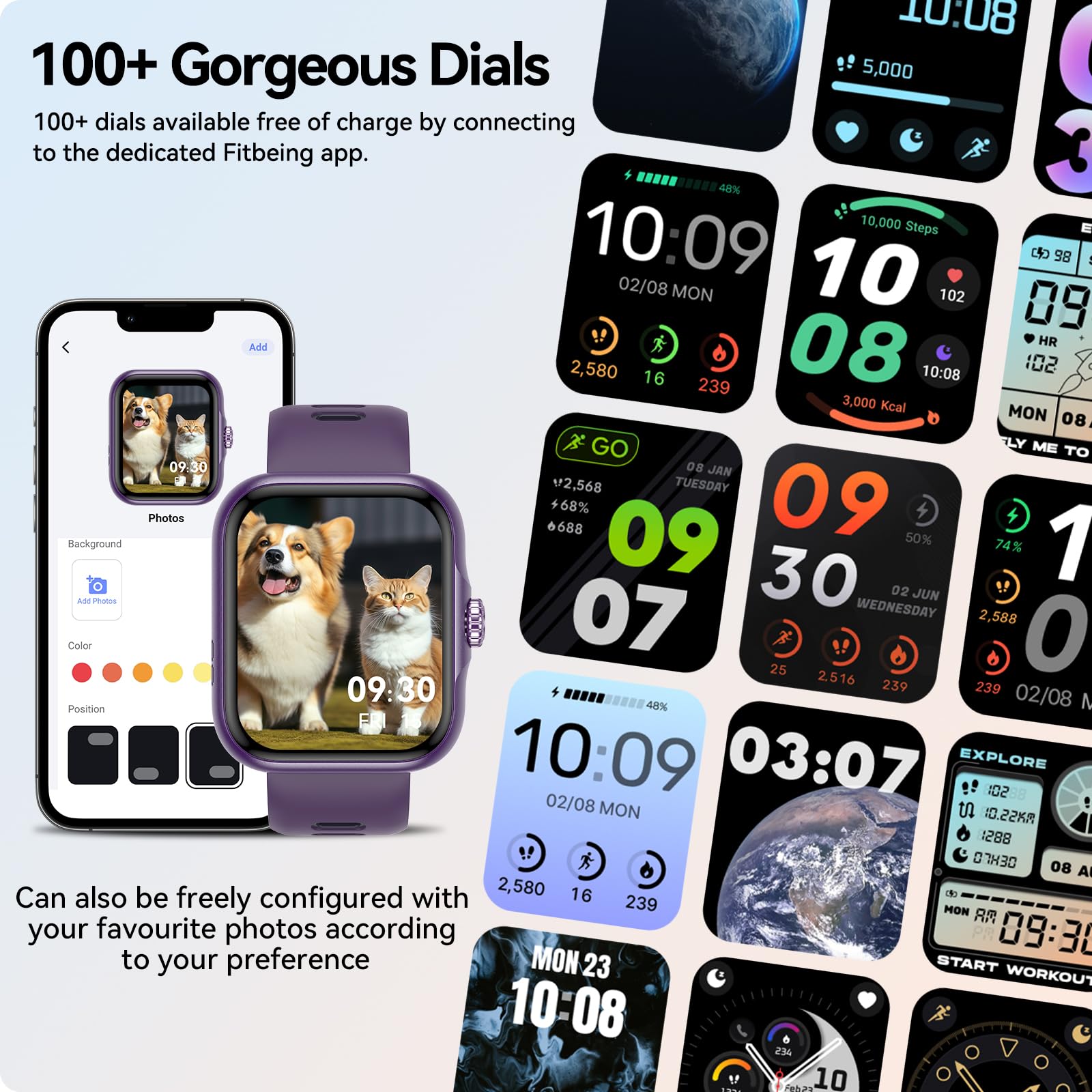 AnyLoop Smart Watch for Men & Women - 1.78