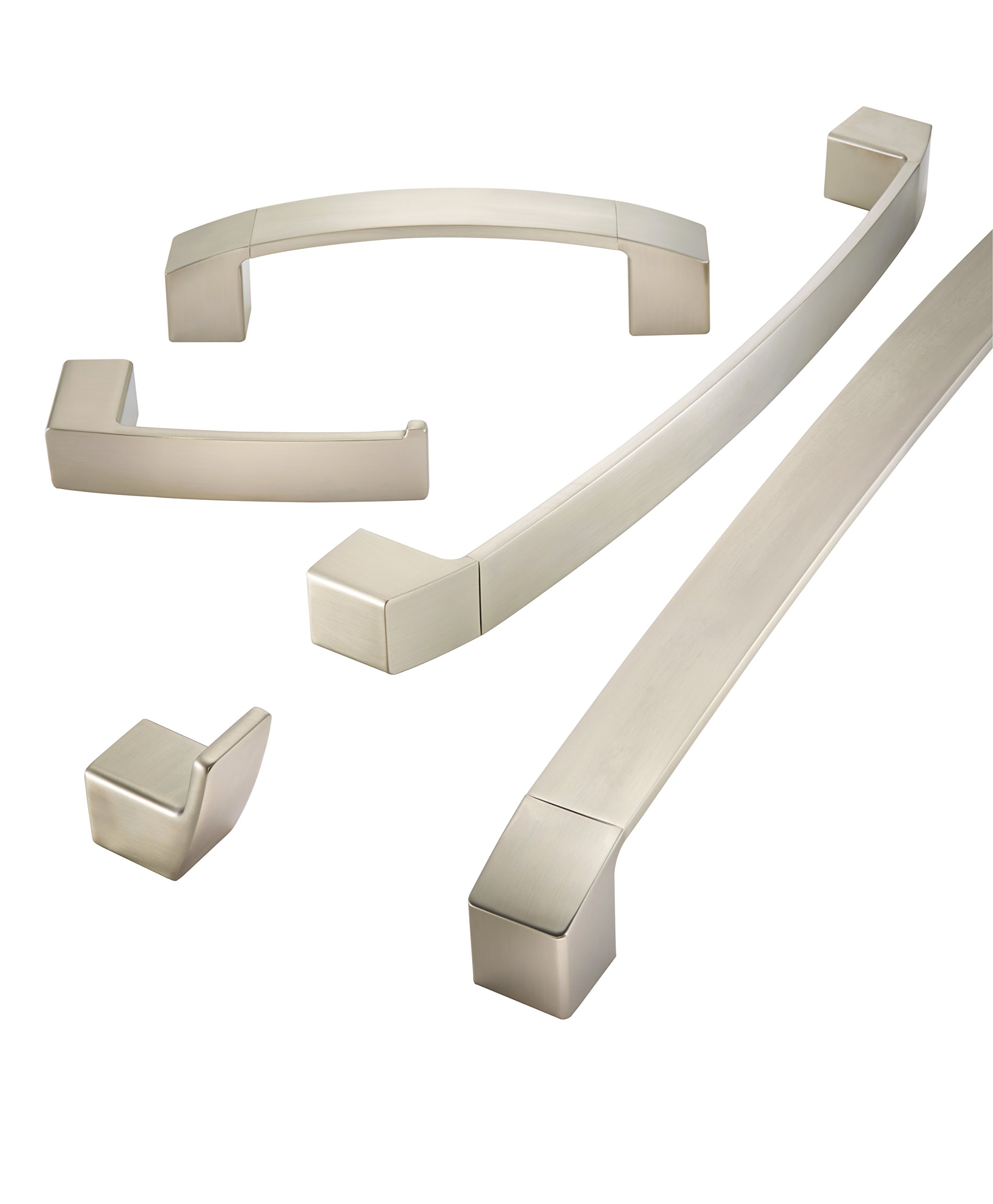 Pfister Kenzo Brushed Nickel Toilet Paper Holder - Modern Bathroom Tissue Dispenser for Home & Commercial Use