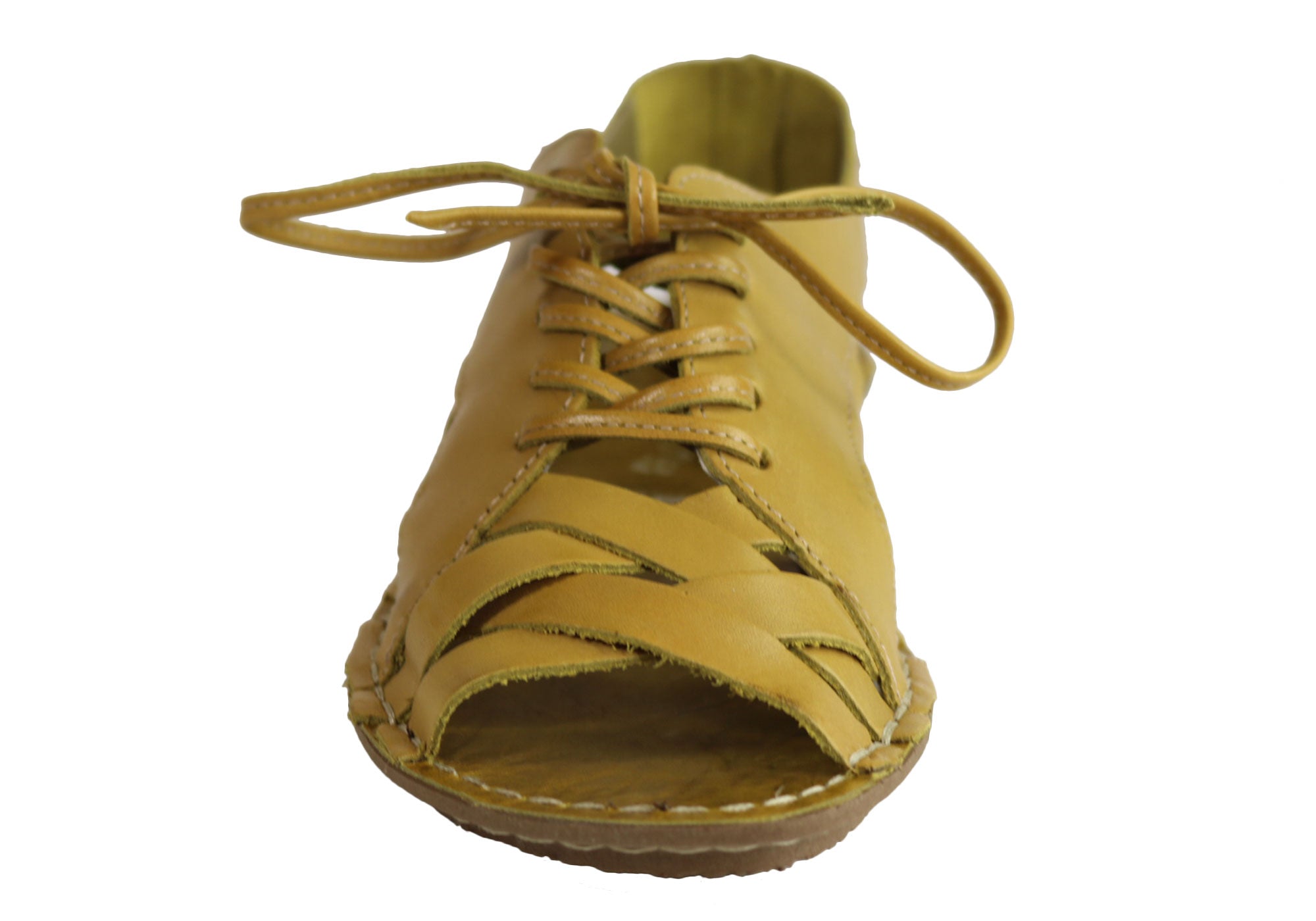 Andacco Petuna Women's Comfortable Flat Leather Sandals - Handmade in Brazil - Perfect for Beach, Vacation & Summer Outfits
