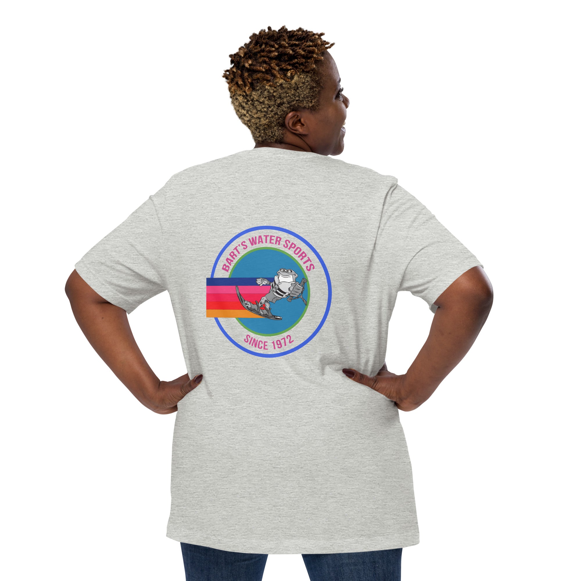 Frog Slalom Ski Unisex T-Shirt - Bart's Water Sports - Perfect for Wakeboarding, Waterskiing & Lake Adventures