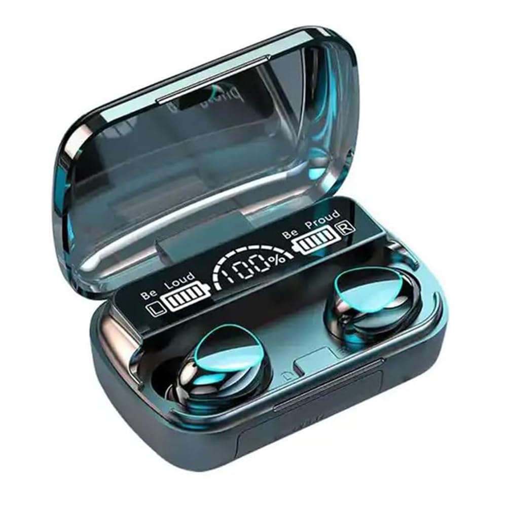 Wireless Earbuds Bluetooth 5.1 with Built-in Mic, M10 TWS Headphones Touch Control, Auto Pairing, Hi-Fi Stereo Sound for Gym, Running, Work & Travel