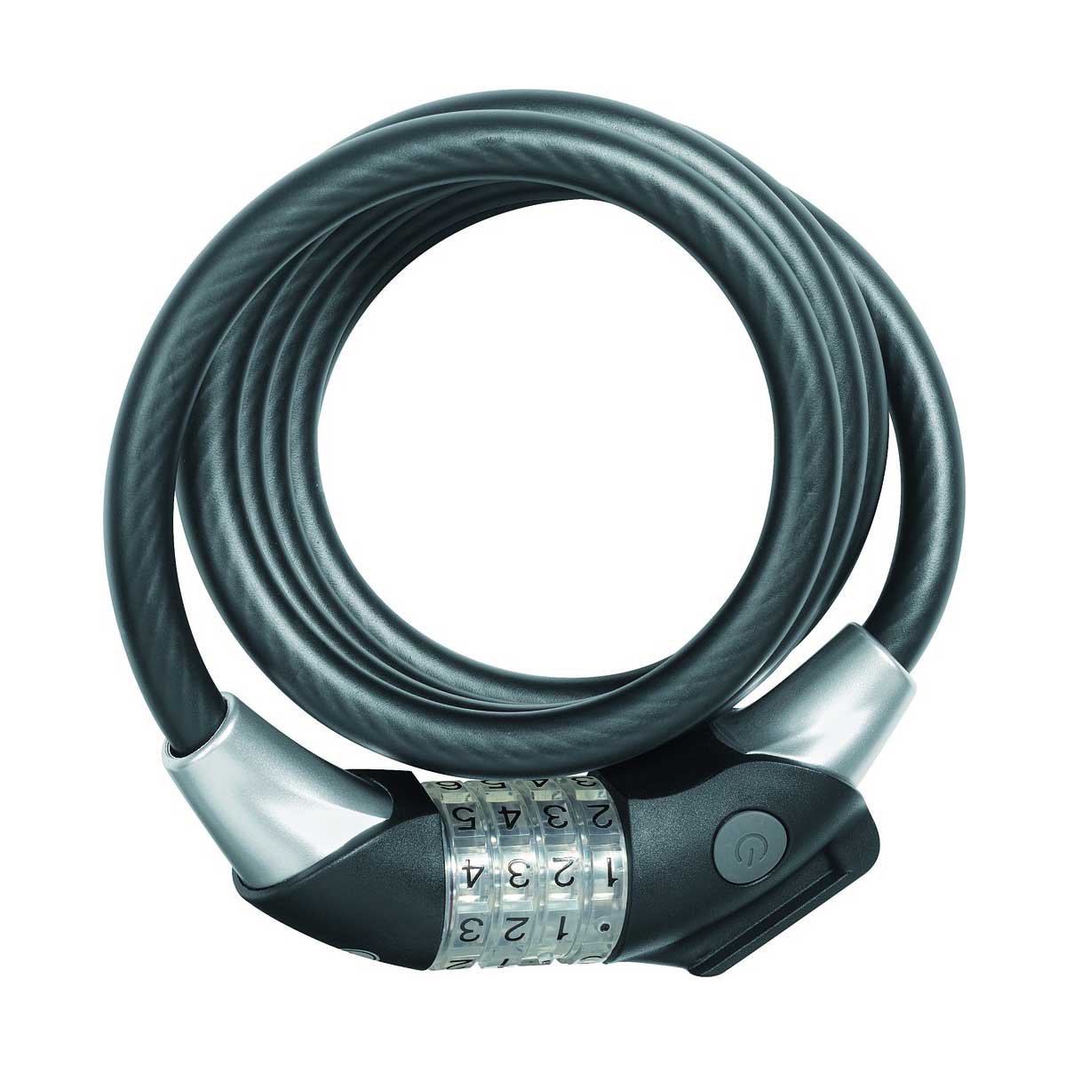 ABUS Raydo Pro 1450 TexKF Black Bicycle Cable Lock - Heavy Duty Bike Security for Urban Commuting & Outdoor Cycling - Perfect for City Rides, Campus Use & Travel Protection