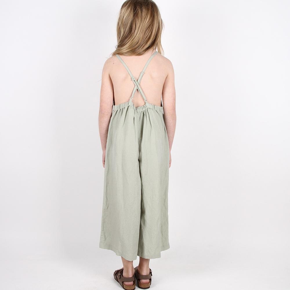 Women's Slouchy Overalls in Sage Green - Comfortable & Stylish Jumpsuit for Casual Wear, Outdoor Activities & Fashion Outfits