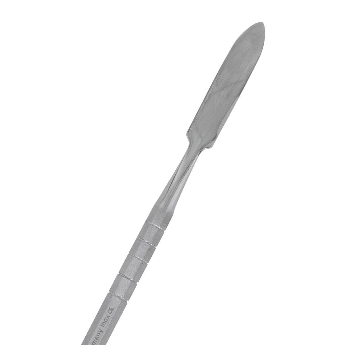Kryolan Professional Double-Ended Mixing Spatula - Stainless Steel Makeup Tool for Foundation, Cream & Paint Blending - Perfect for Artists, Makeup Enthusiasts & DIY Projects