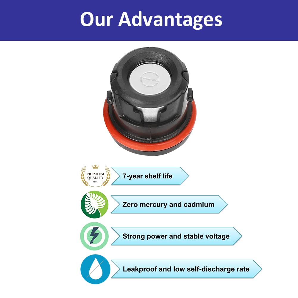 RFA-188 High Capacity Replacement Batteries 8-Pack - Compatible with PetSafe Training & Bark Control Collars | Long-Lasting Power for Dog Training & Pet Containment Systems