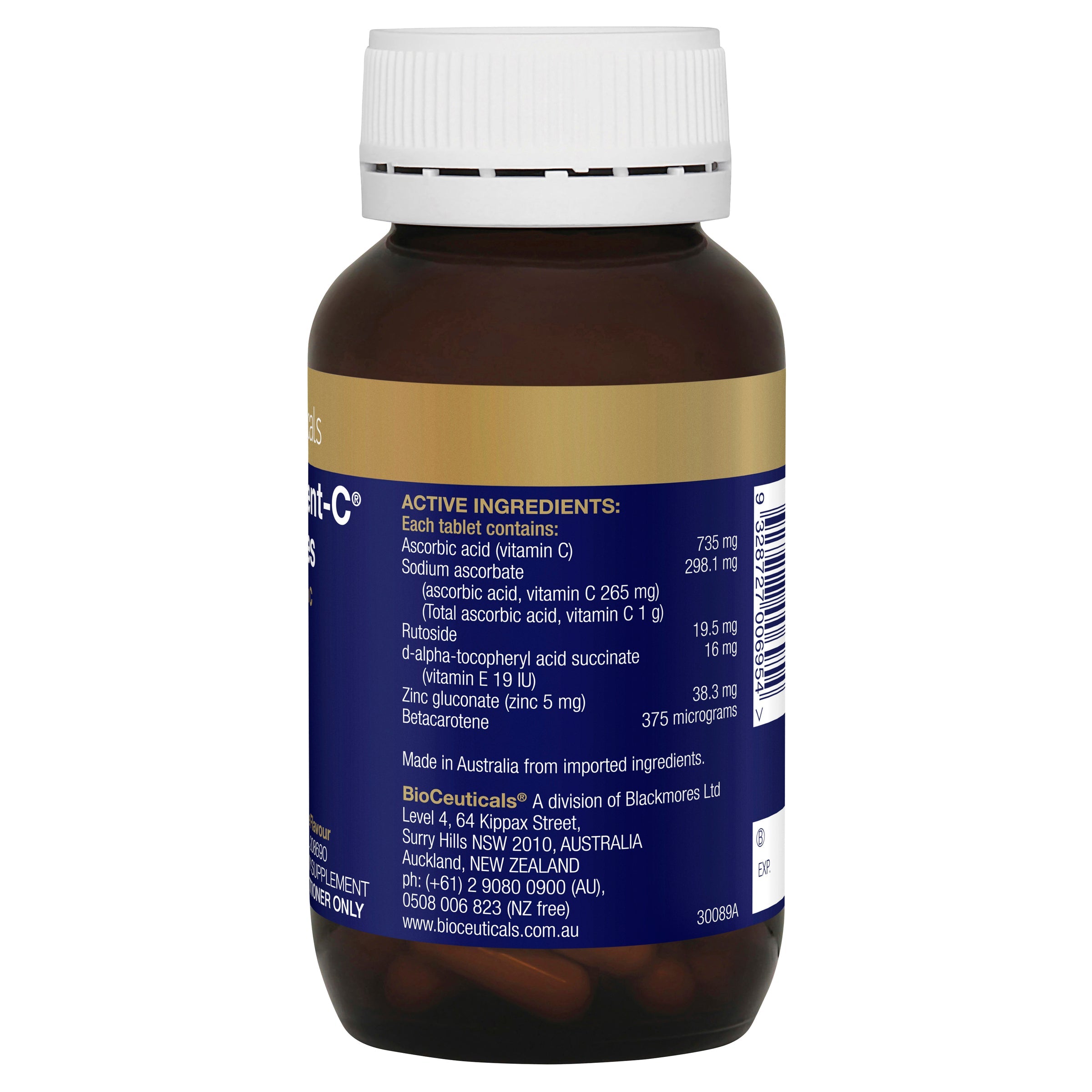 BioCeuticals Ultra Potent Vitamin C Chewable Tablets - Immune Support & Antioxidant Boost for Adults - Delicious Orange Flavor for Daily Wellness & On-the-Go Nutrition