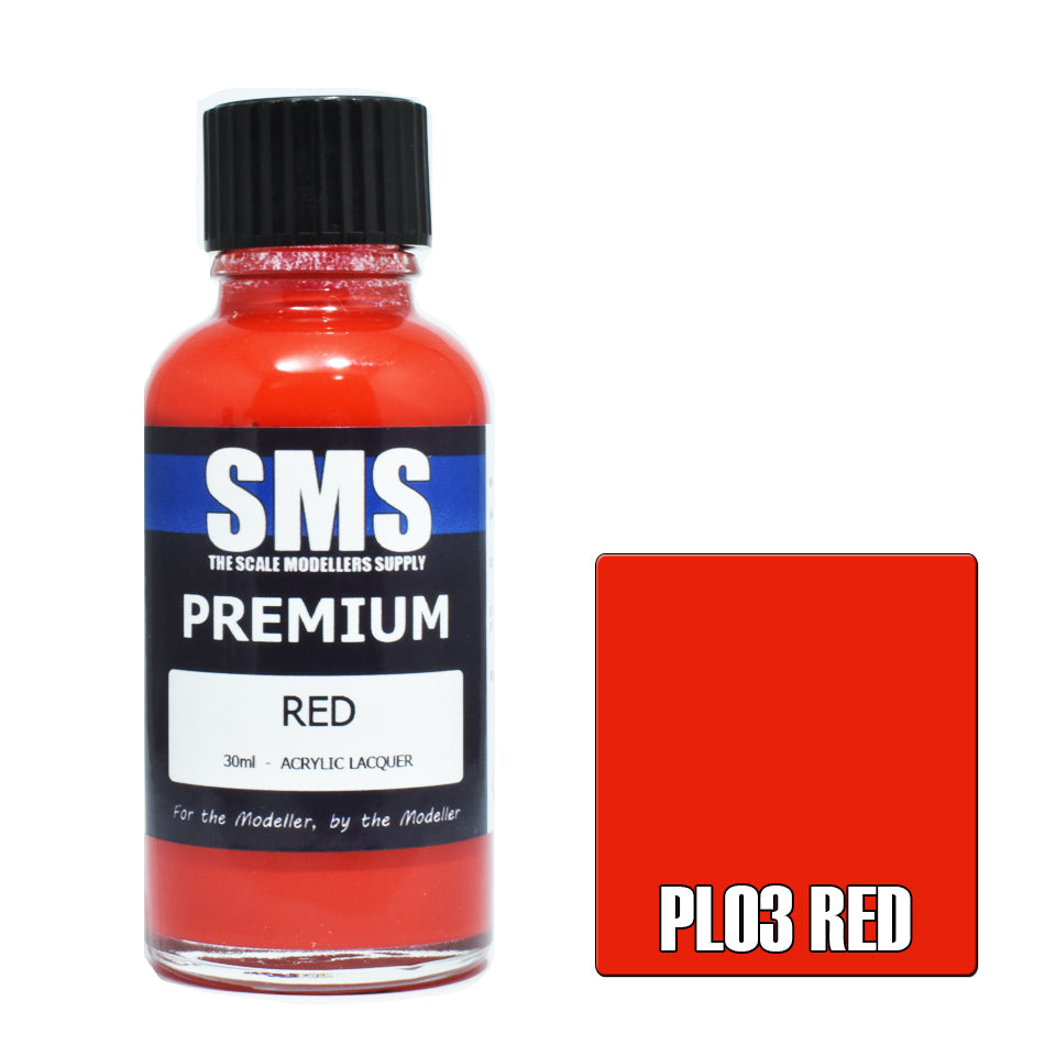 Premium 30ML Airbrush Paint - Red Acrylic Lacquer for Scale Models | High-Quality Hobby & Craft Supplies | Perfect for Miniature Painting, Model Kits & DIY Projects