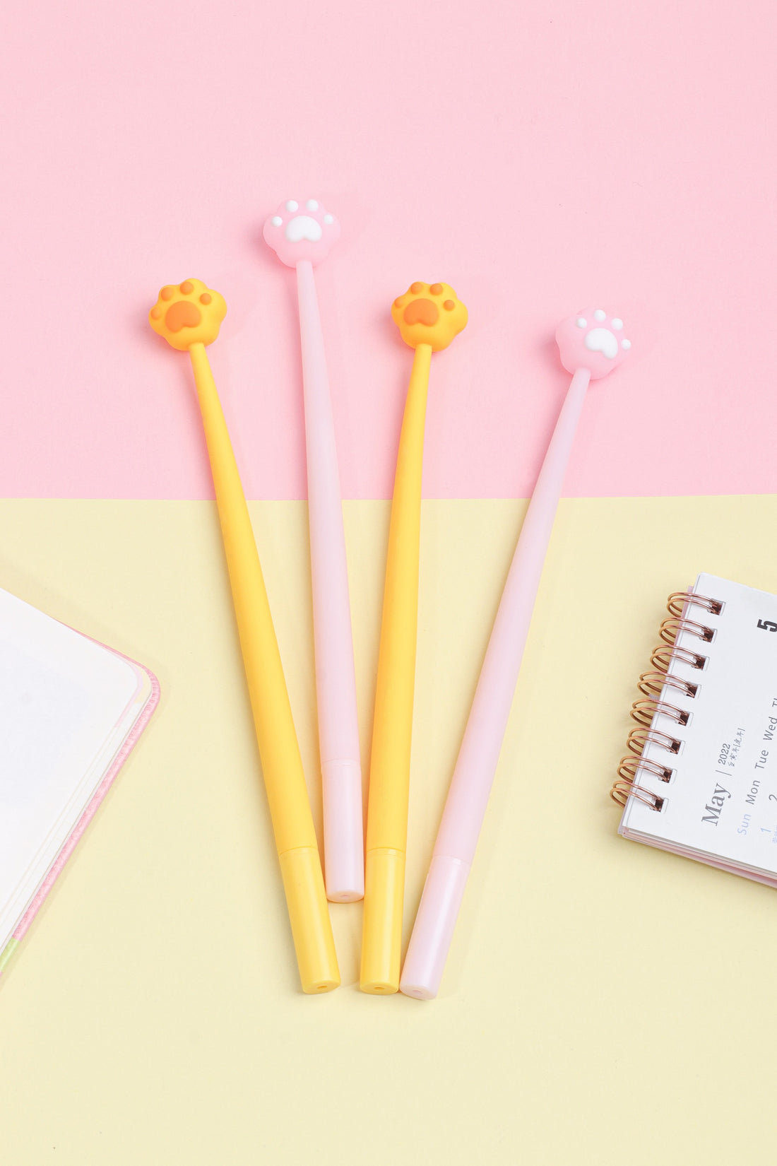 Cat Paw Gel Pen Set - Cute Animal Themed Writing Pens for School, Office & Journaling - Smooth Ink Flow for Notes, Drawing & DIY Crafts