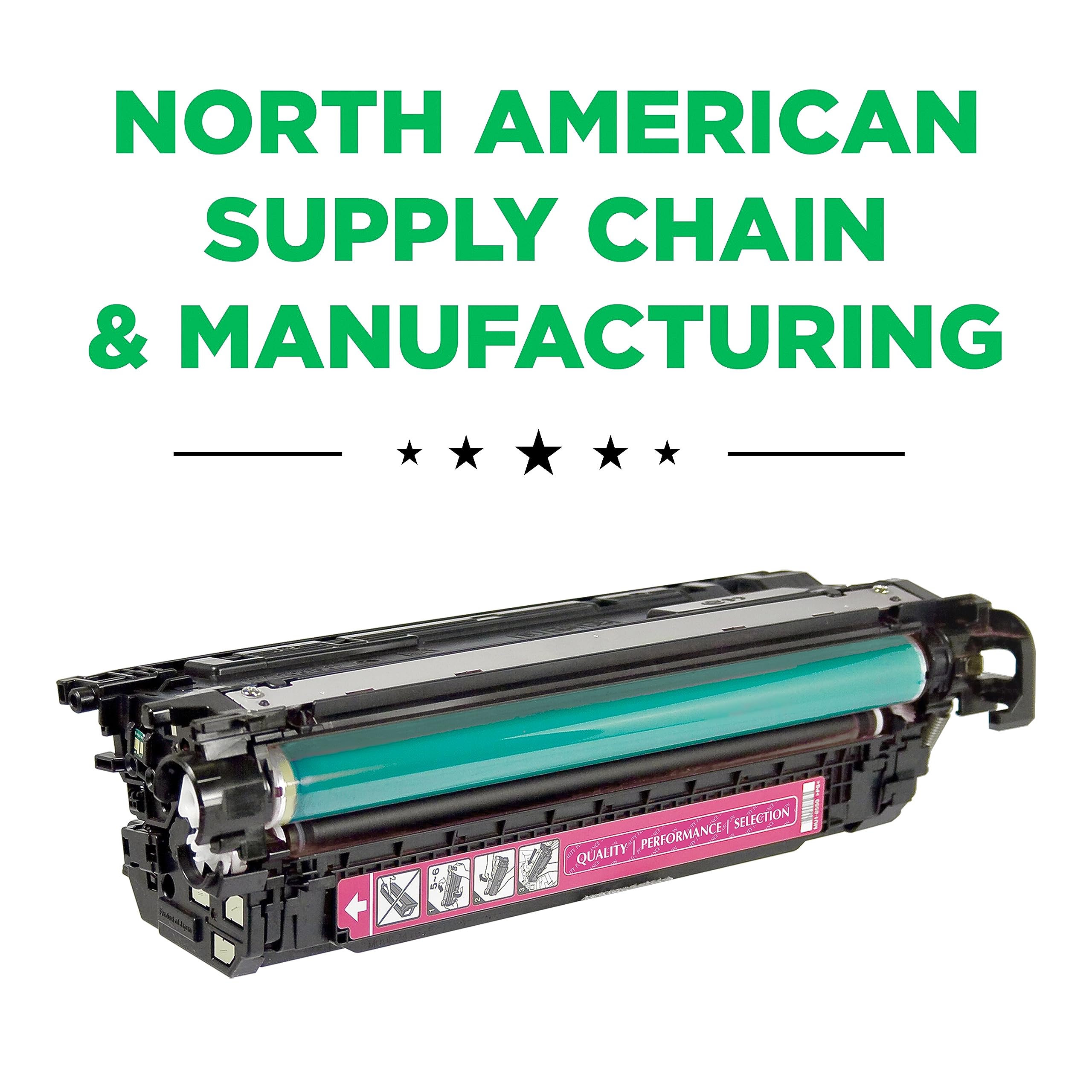 Clover Remanufactured Magenta Toner Cartridge Replacement for HP CF333A (HP 654A) - High Yield, Eco-Friendly Ink for Home & Office Printing