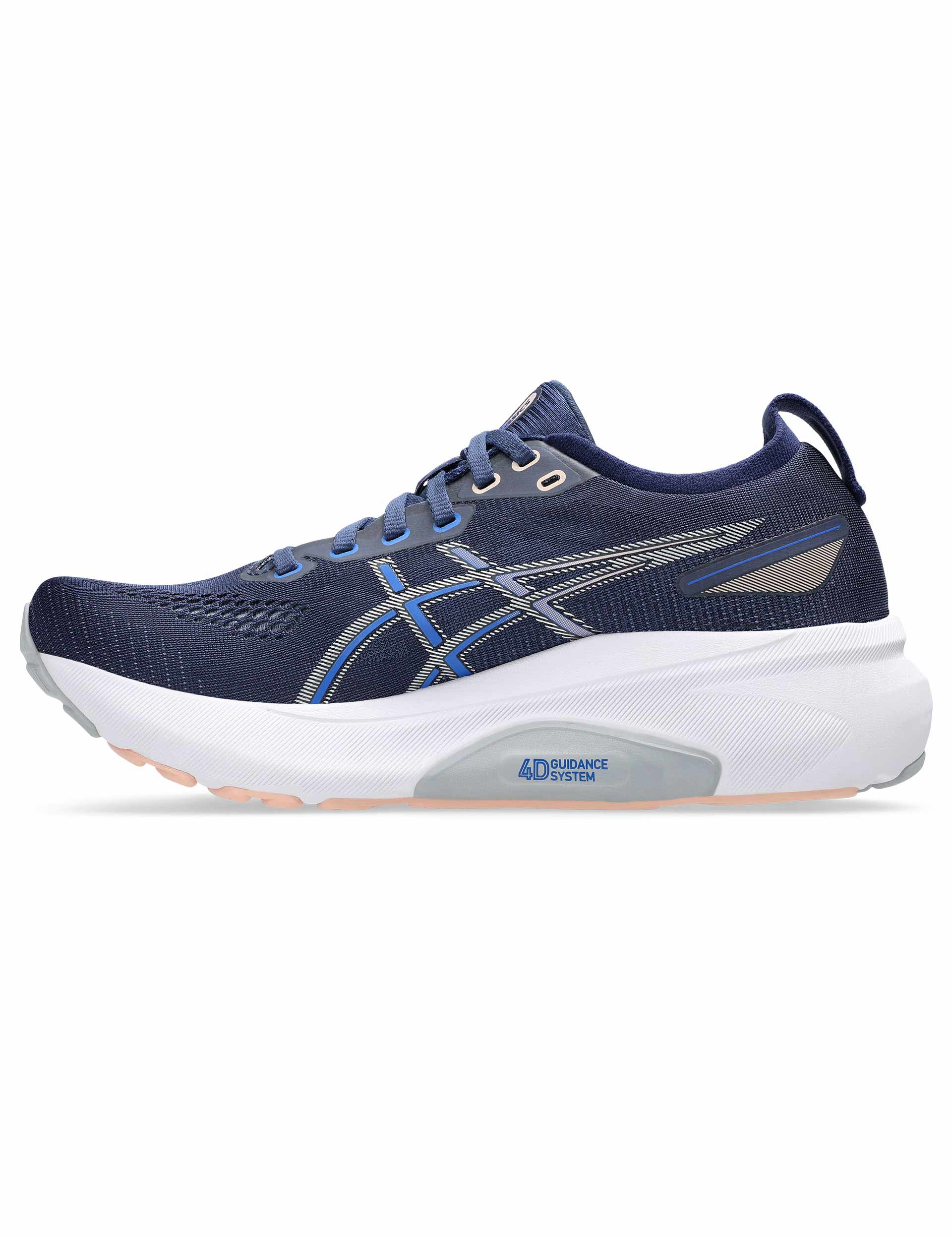 ASICS Gel Kayano 31 Running Shoes for Men - Indigo Blue/Pure Silver - Stability & Cushioning for Long Distance Running, Jogging, and Workouts