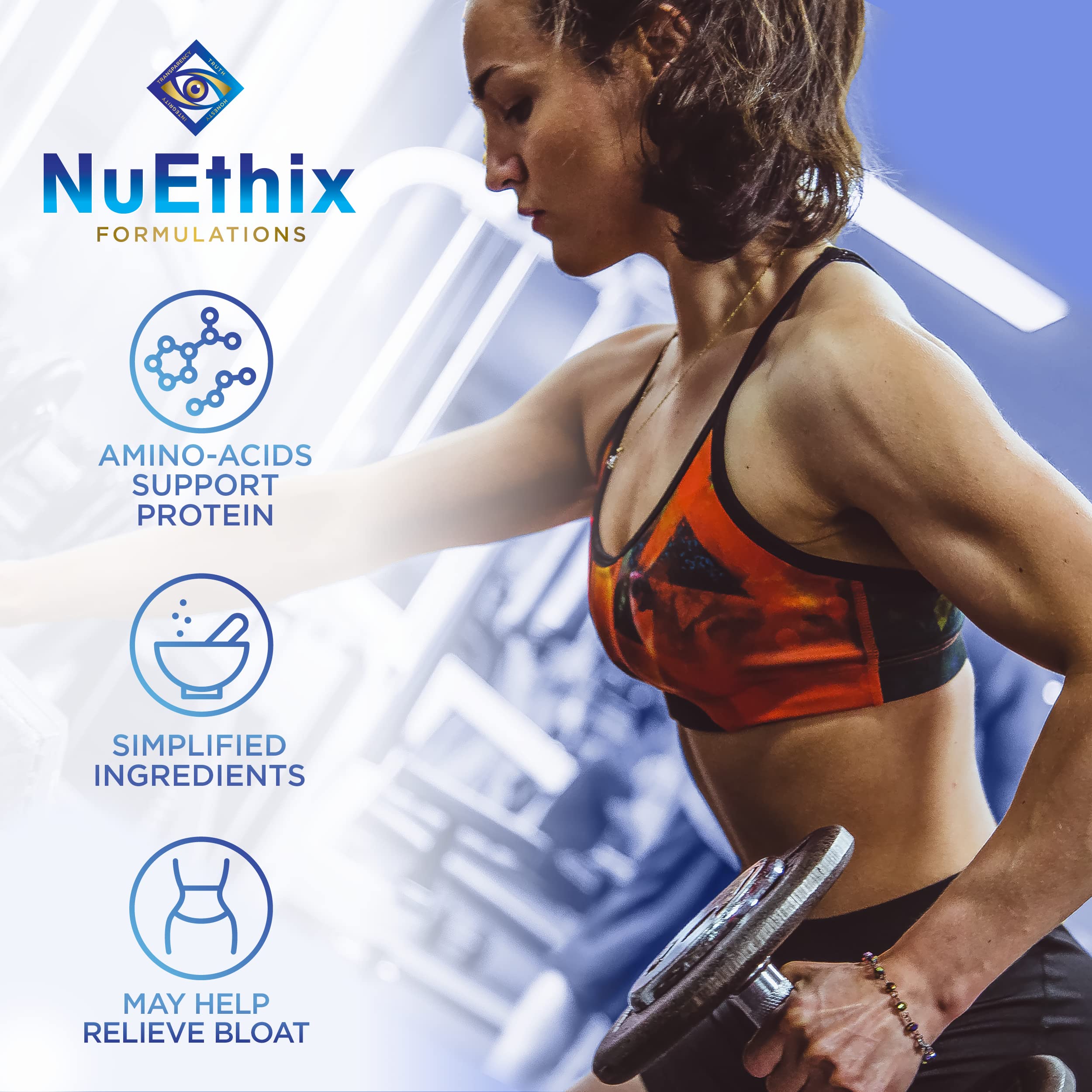 NuEthix Iso-Perfect Whey Protein Isolate Powder - 24g Protein per Serving, Naturally Sweetened with Stevia, Rich Chocolate Flavor, 32 Servings - Perfect for Post-Workout Recovery, Muscle Building & Healthy Lifestyle