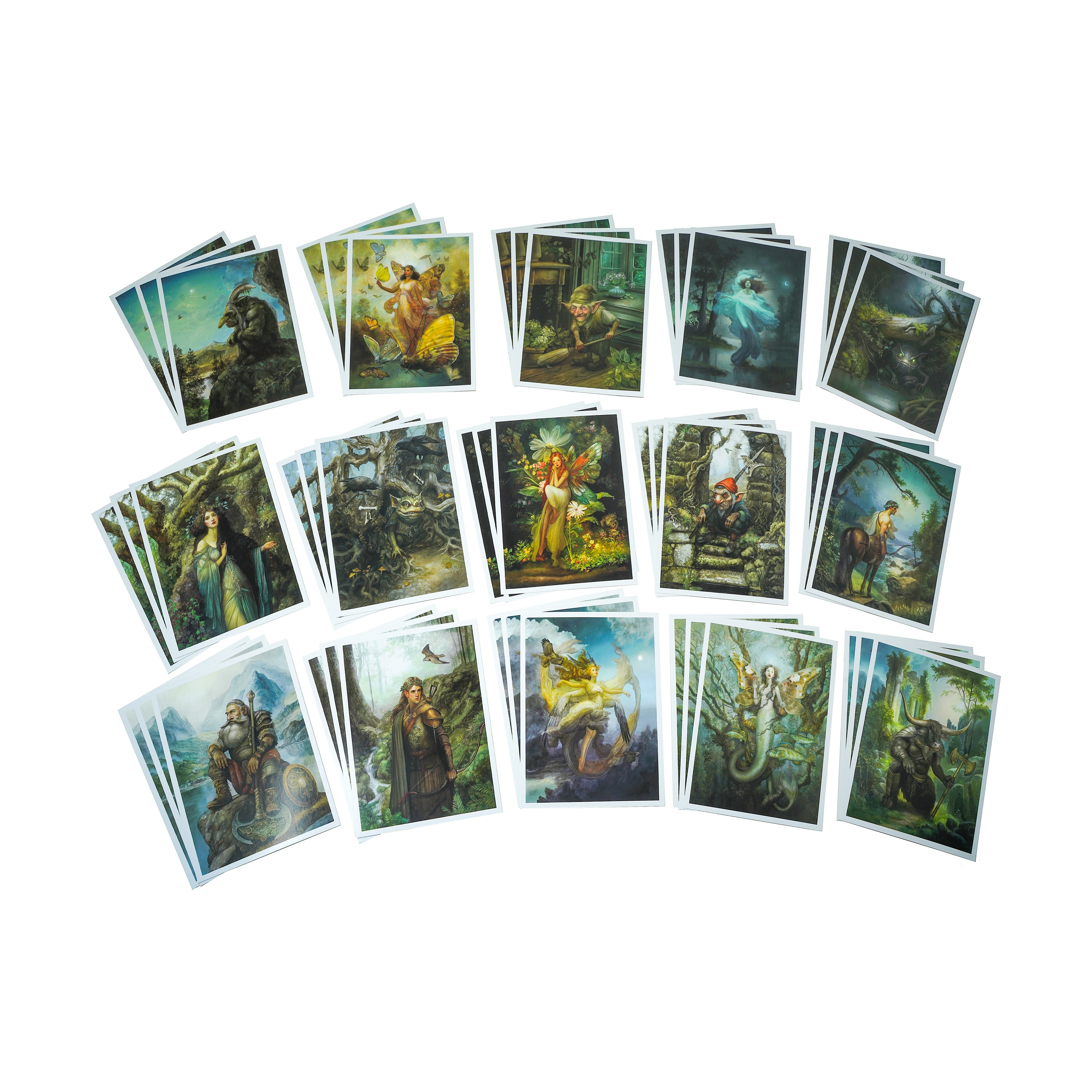 Annie Stegg Gerard's Enchanted Faeries & Magical Creatures Postcard Set - Fantasy Art Collection for Home Decor, Scrapbooking & Gift Giving