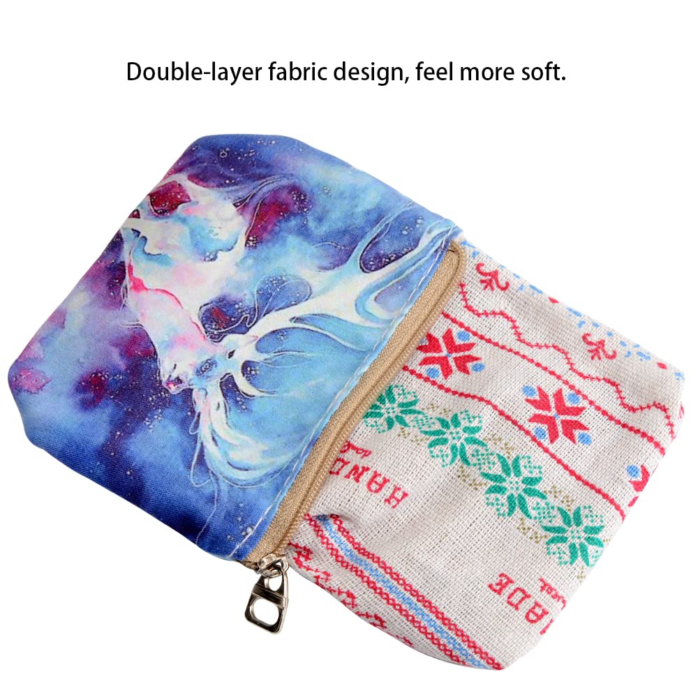Cute Fashion Coin Purse Wallet for Women & Girls - Small Change Pouch with Key Holder - Perfect for Shopping, Travel & Everyday Use