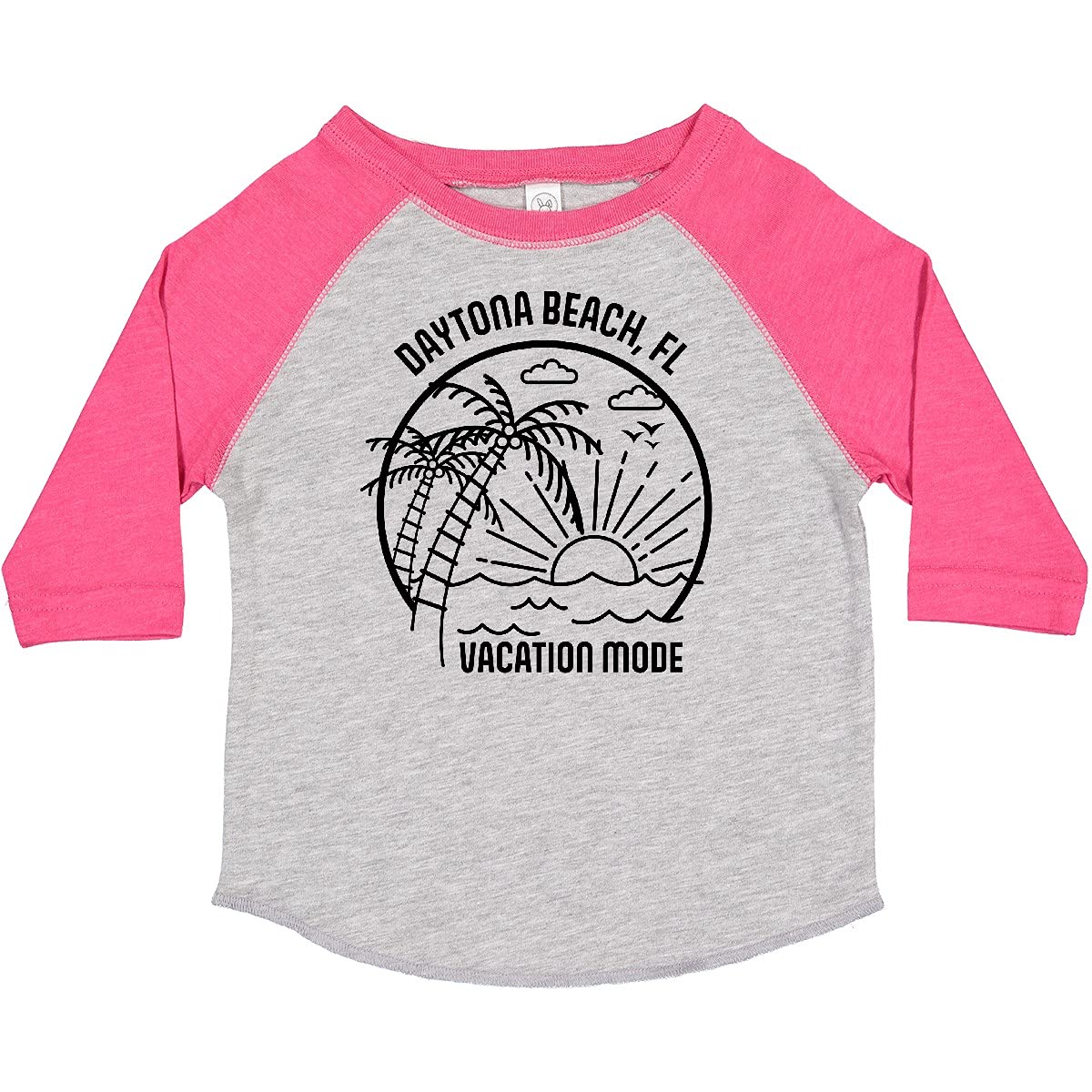 Inktastic Summer Vacation Mode Daytona Beach Florida Toddler T-Shirt - Cute Florida Beach Outfit for Toddlers, Boys & Girls - Perfect for Family Vacations, Beach Trips & Summer Fun