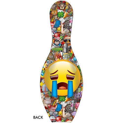 Funny Emoji Bowling Pin Set - OnTheBallBowling Laugh & Cry Design for Bowling Parties & Gifts | Perfect for Bowling Alley Decor, Themed Events & Sports Enthusiasts
