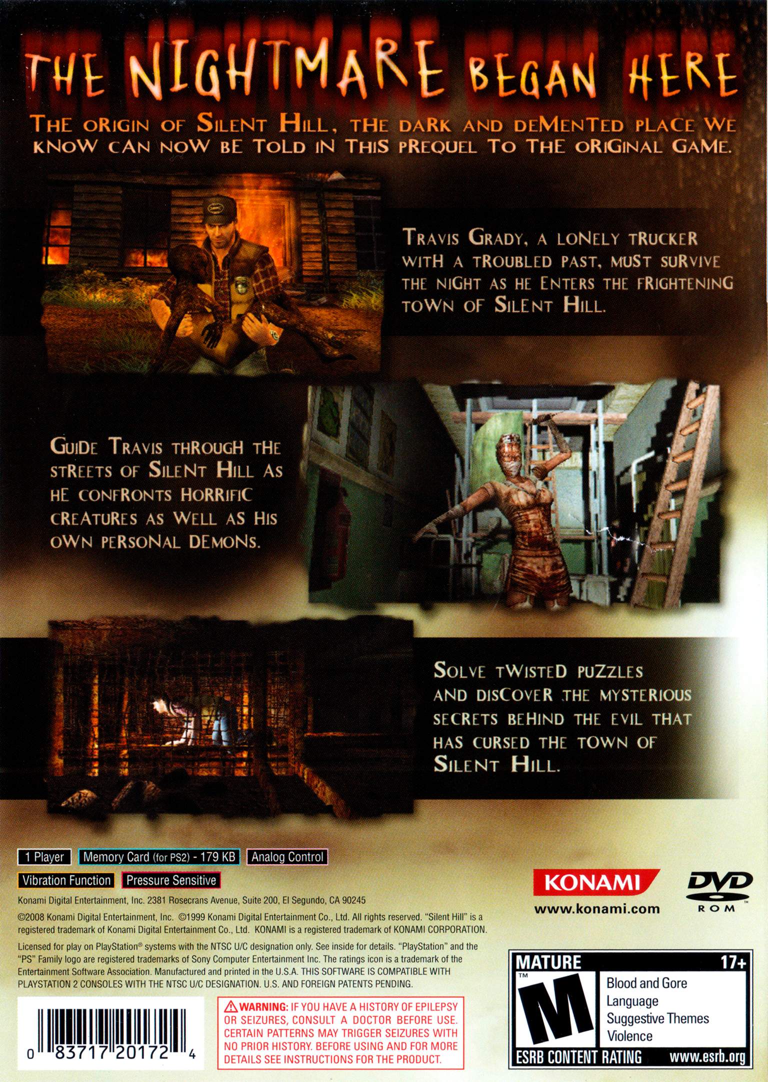Silent Hill Origins - Survival Horror Game for PS2 & PSP | Explore the Terrifying Origins of Silent Hill | Perfect for Horror Game Fans & Collectors