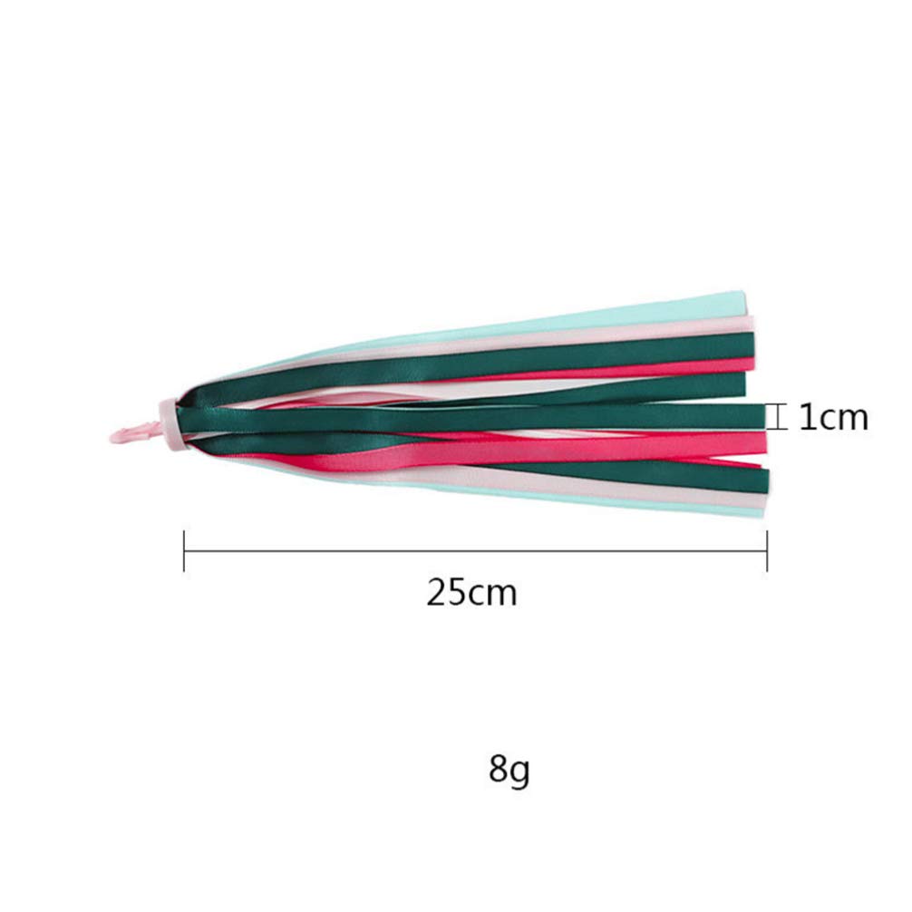 CLISPEED 3 Pairs Bike Streamers - Durable & Sturdy Handlebar Streamers for Bicycles, Scooters - Perfect for Kids Bikes, Birthday Parties & Bike Decorations