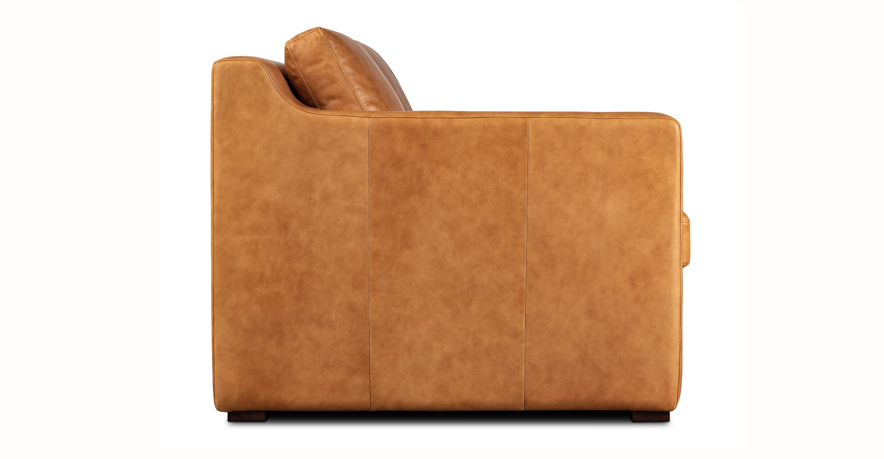 Sorrento Leather Convertible Sleeper Sofa with Pull-Out Bed - Modern Sectional Couch for Small Spaces, Living Room & Guest Room