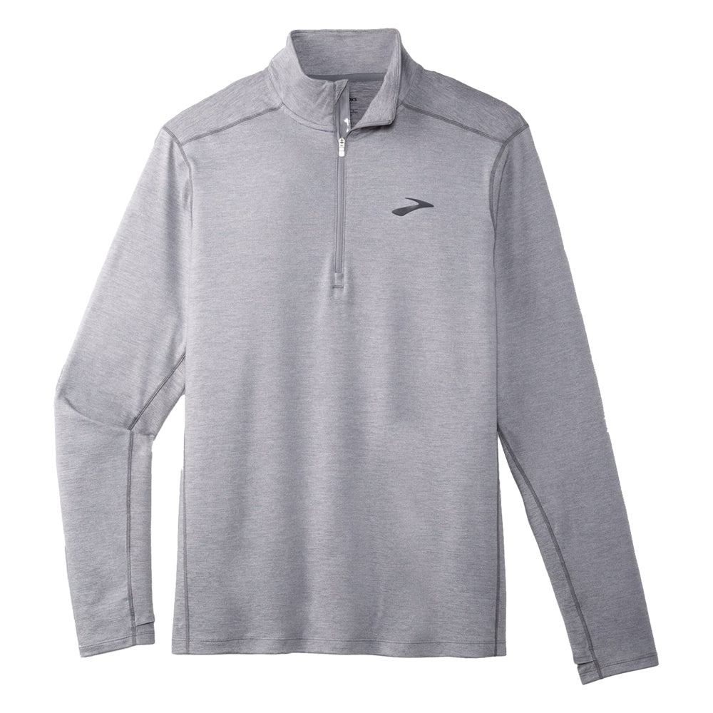Men's Brooks Dash 1/2 Zip 2.0 Running Jacket - Lightweight Breathable Athletic Top for Jogging & Outdoor Workouts - Perfect for Cold Weather Training & Marathon Prep