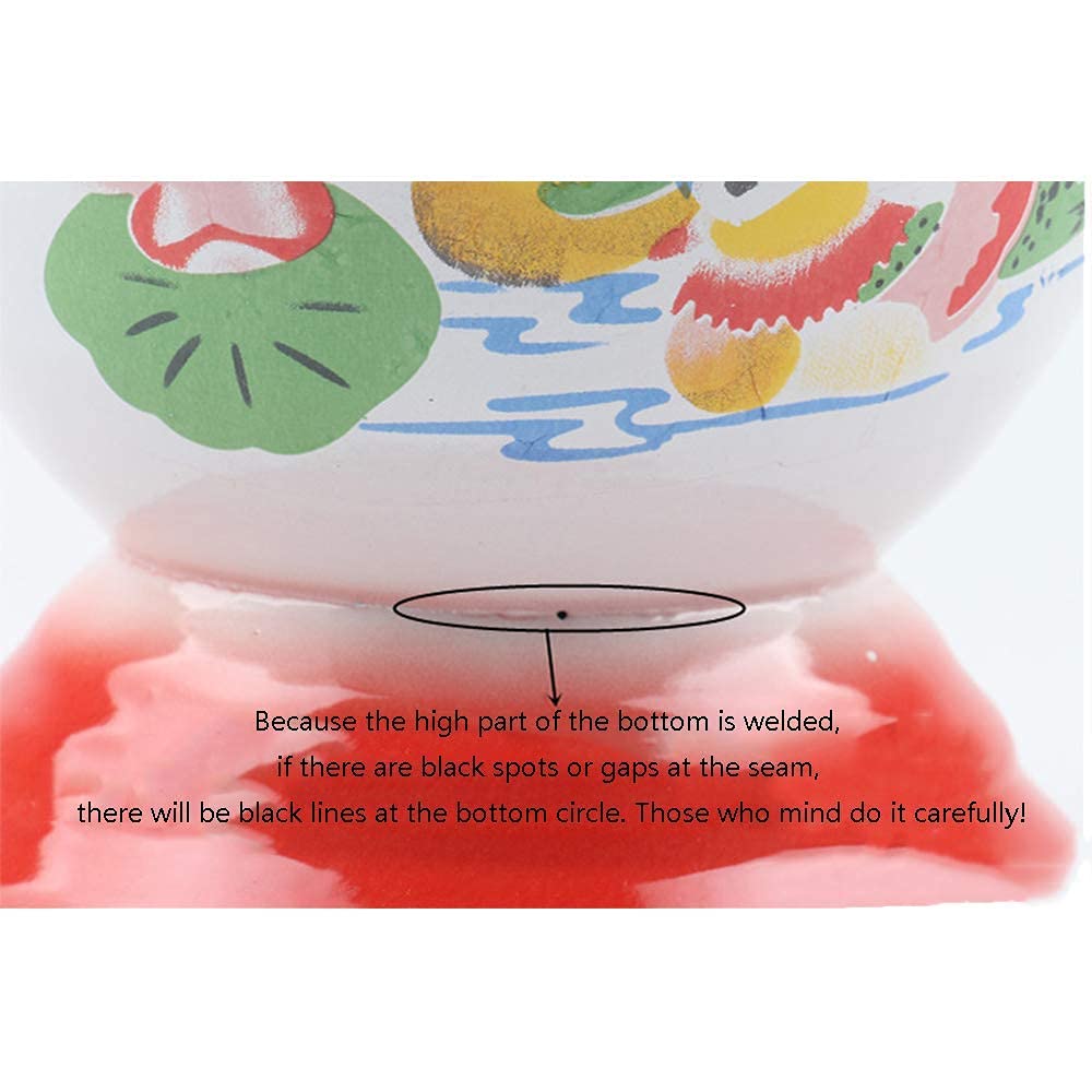 Portable Bedside Urinal with Lid - Enamel Spittoon & Chamber Pot for Women, Elderly & Children - Ideal for Home Care, Hospital Use & Travel Convenience
