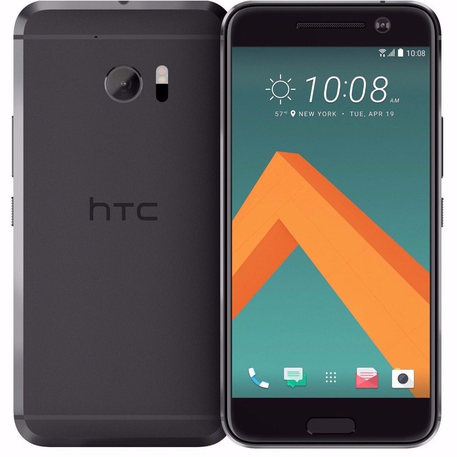 HTC 10 Unlocked Smartphone 32GB Carbon Gray - GSM Compatible for AT&T & T-Mobile | Premium Android Phone for Streaming, Gaming & Productivity
