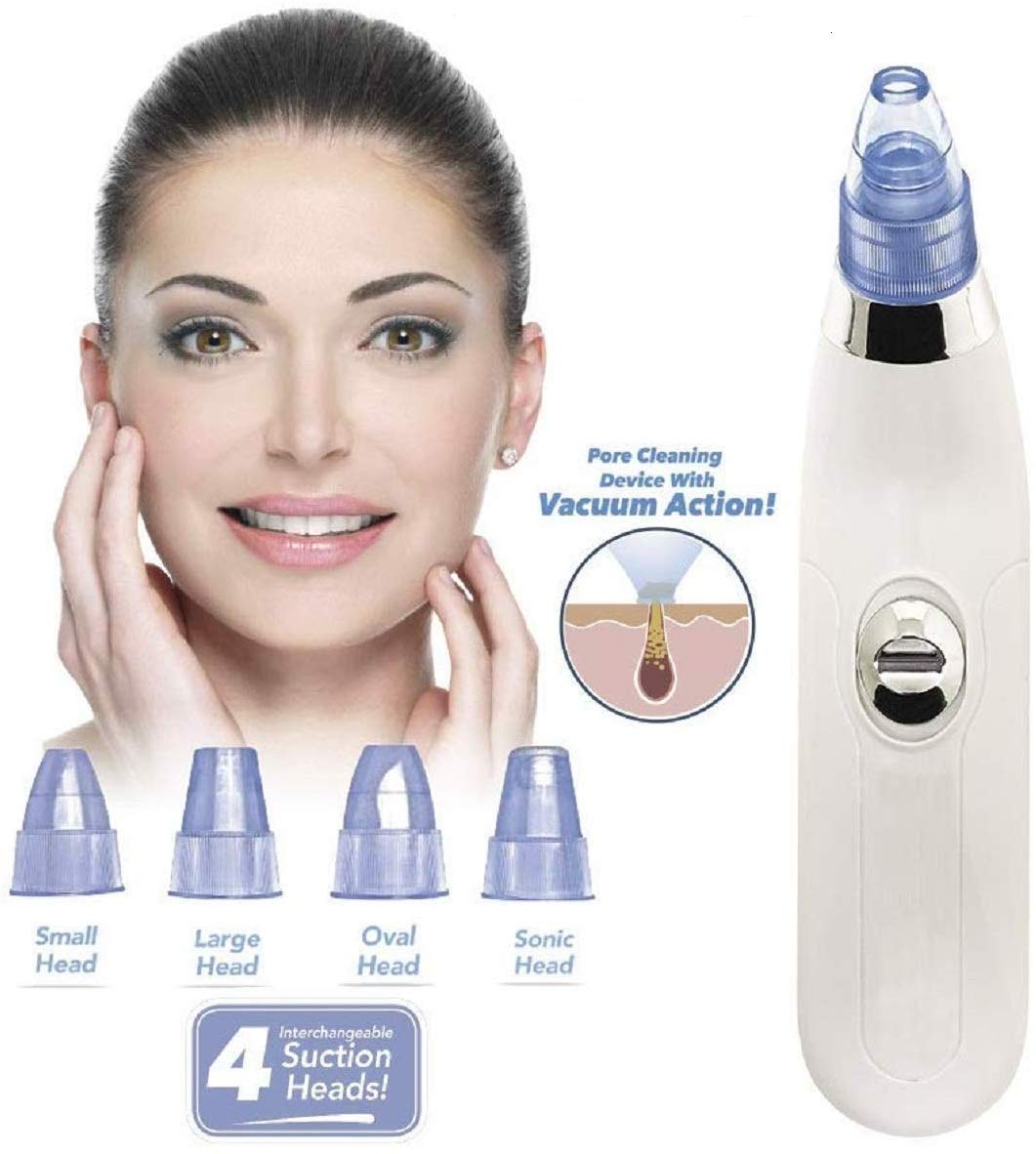 UCRAVO Blackhead Remover Vacuum Machine - Pore Cleaner & Pimple Extractor Tool for Women & Men | Facial Skin Care Device for Blackhead Removal & Deep Cleansing | Perfect for Daily Skincare Routine & Spa Treatments