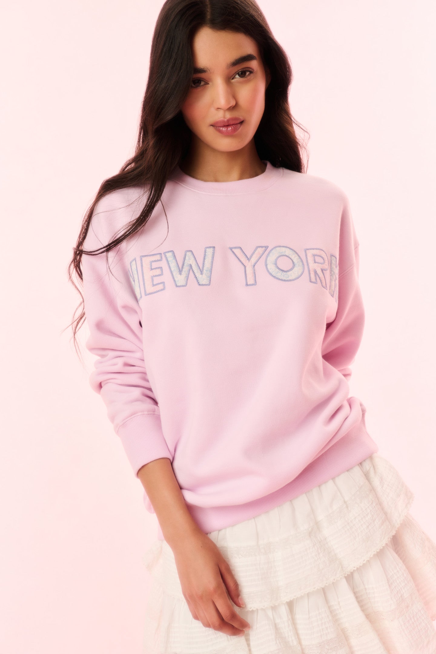 Palo City Pullover Sweatshirt - Soft Lavender Mist Hoodie for Women & Men | Cozy New York Style Streetwear for Casual Outfits & Loungewear
