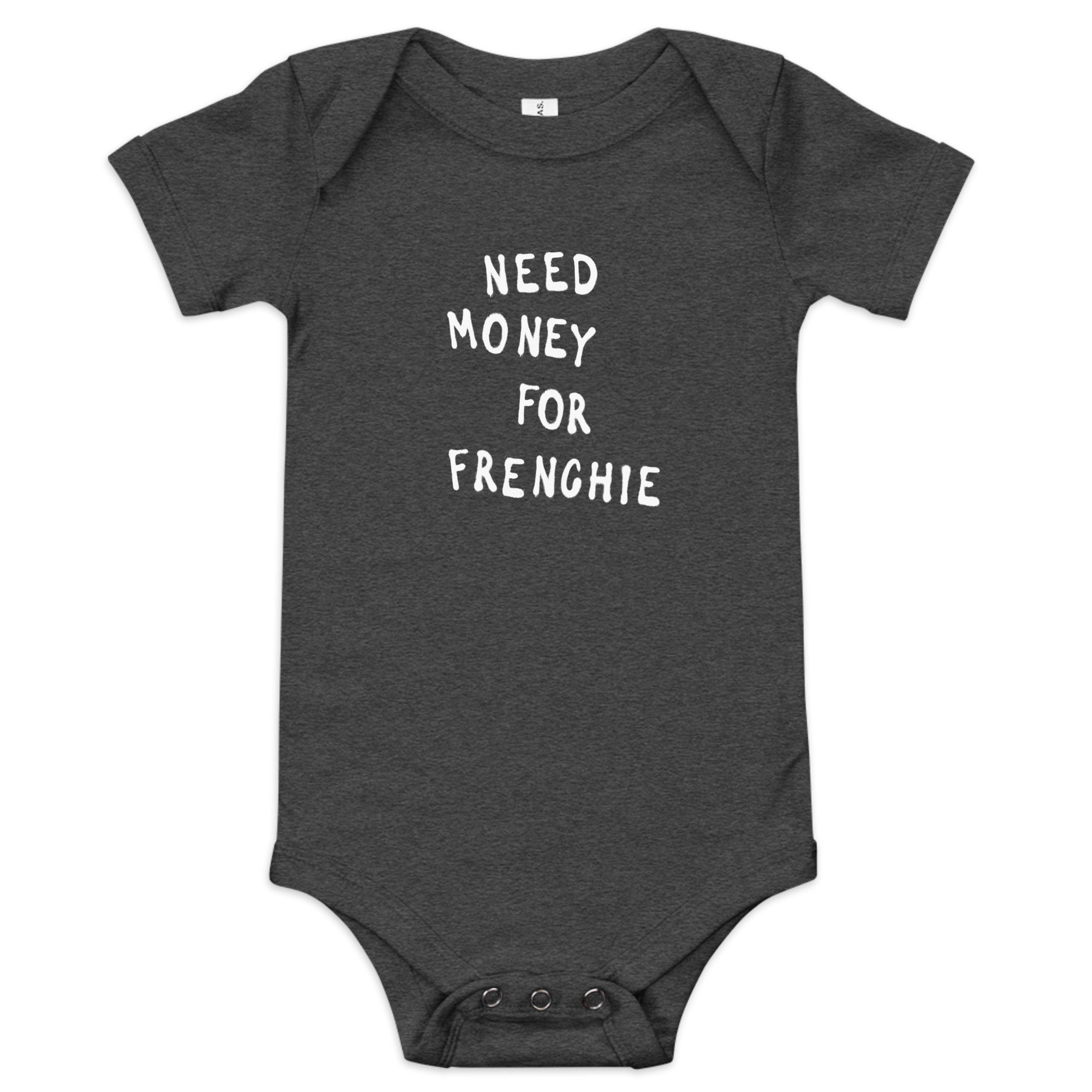 Adorable Frenchie Baby Onesie - Cute French Bulldog Print Baby Clothes for Newborns & Infants | Perfect for Playtime, Photo Shoots & Gifts