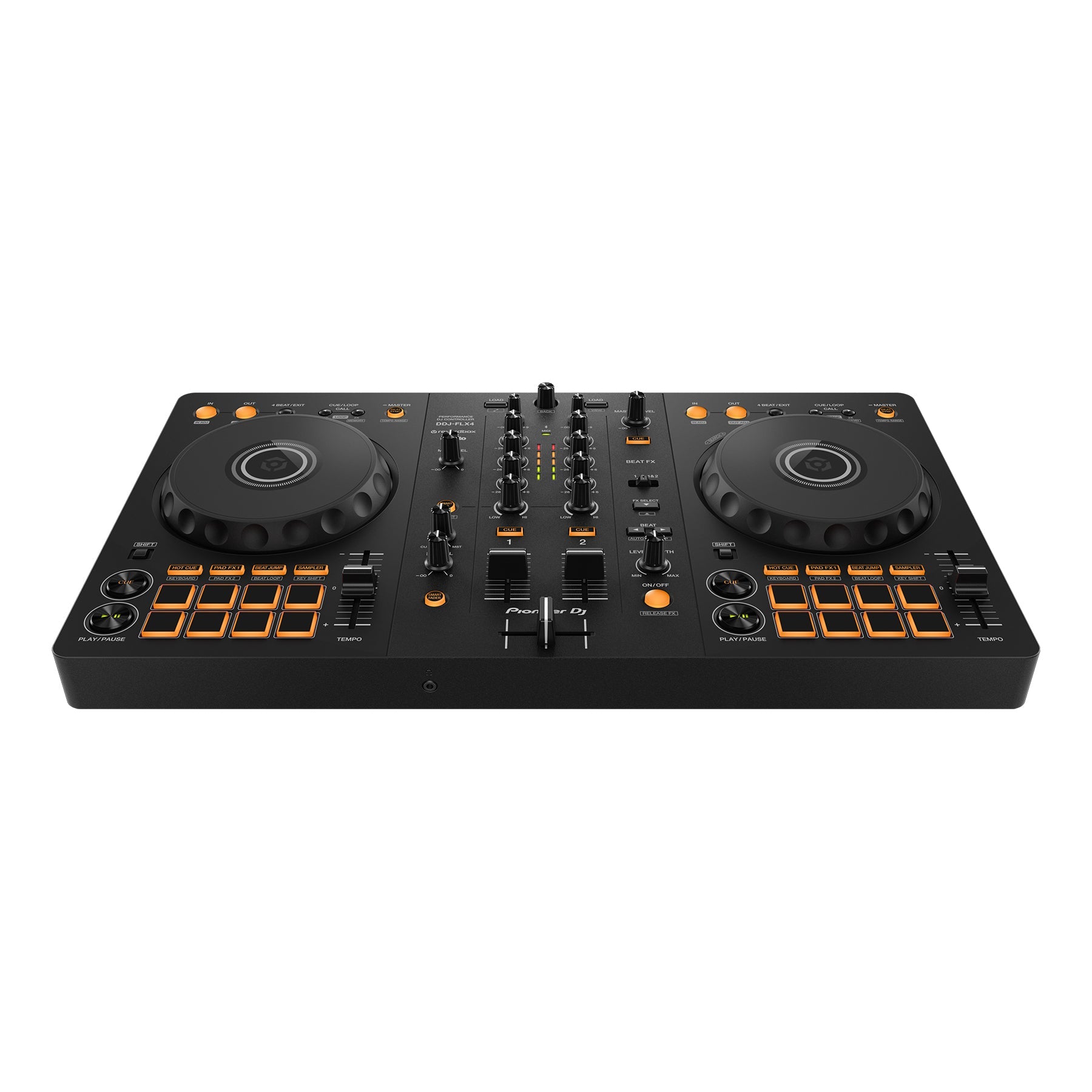 Pioneer DJ DDJ-FLX4 2-Channel Professional DJ Controller for Serato & rekordbox - Perfect for Home DJing, Clubs & Live Performances (Open Box)