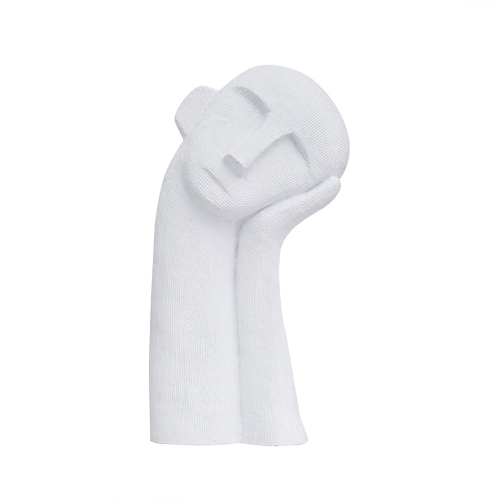 Modern Abstract Face Sculpture - Resin Art Statue for Home & Office Decor | Desktop Decoration for Bedroom, Living Room, Workspace