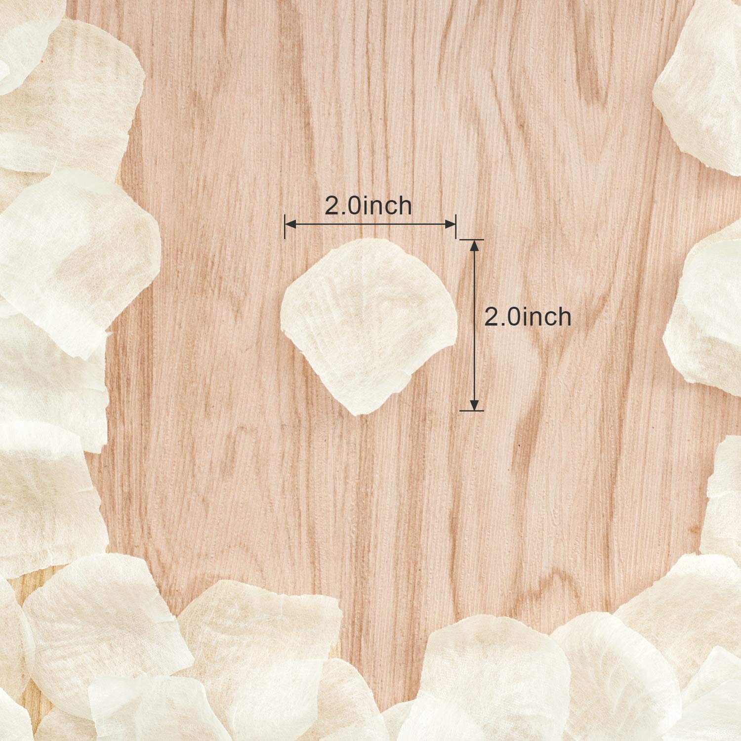 HongyiTime 1200 PCS Artificial Silk Rose Petals - Ivory Fake Flowers for Wedding Decorations, Romantic Nights, Party & Event Centerpieces - Perfect for Aisle Scattering, Table Decor, Vase Filling