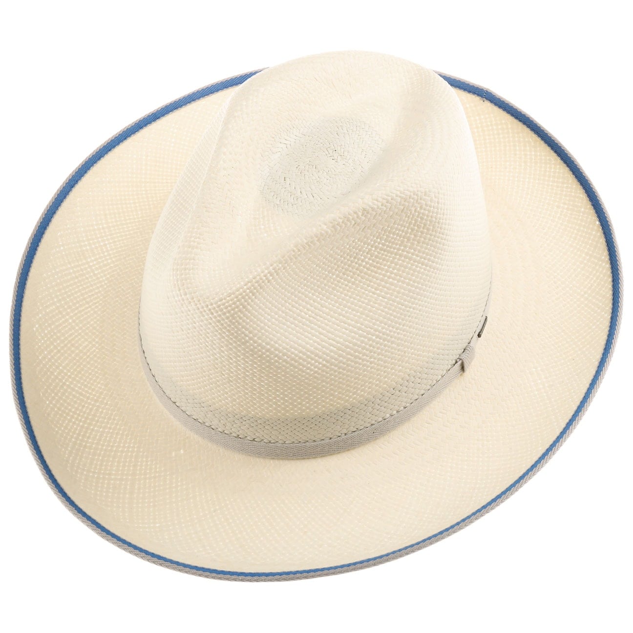 Bailey 1922 Parson Panama Hat for Men - Classic Straw Fedora with Black Band | Perfect for Summer, Beach Vacations & Outdoor Events